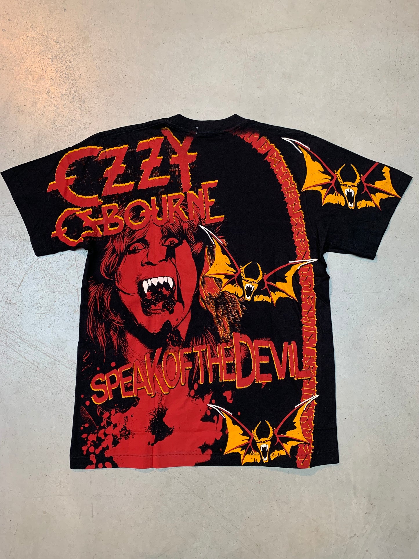 Ozzy Osbourne "Speak of the Devil" Graphic All Over Print Band T-Shirt
