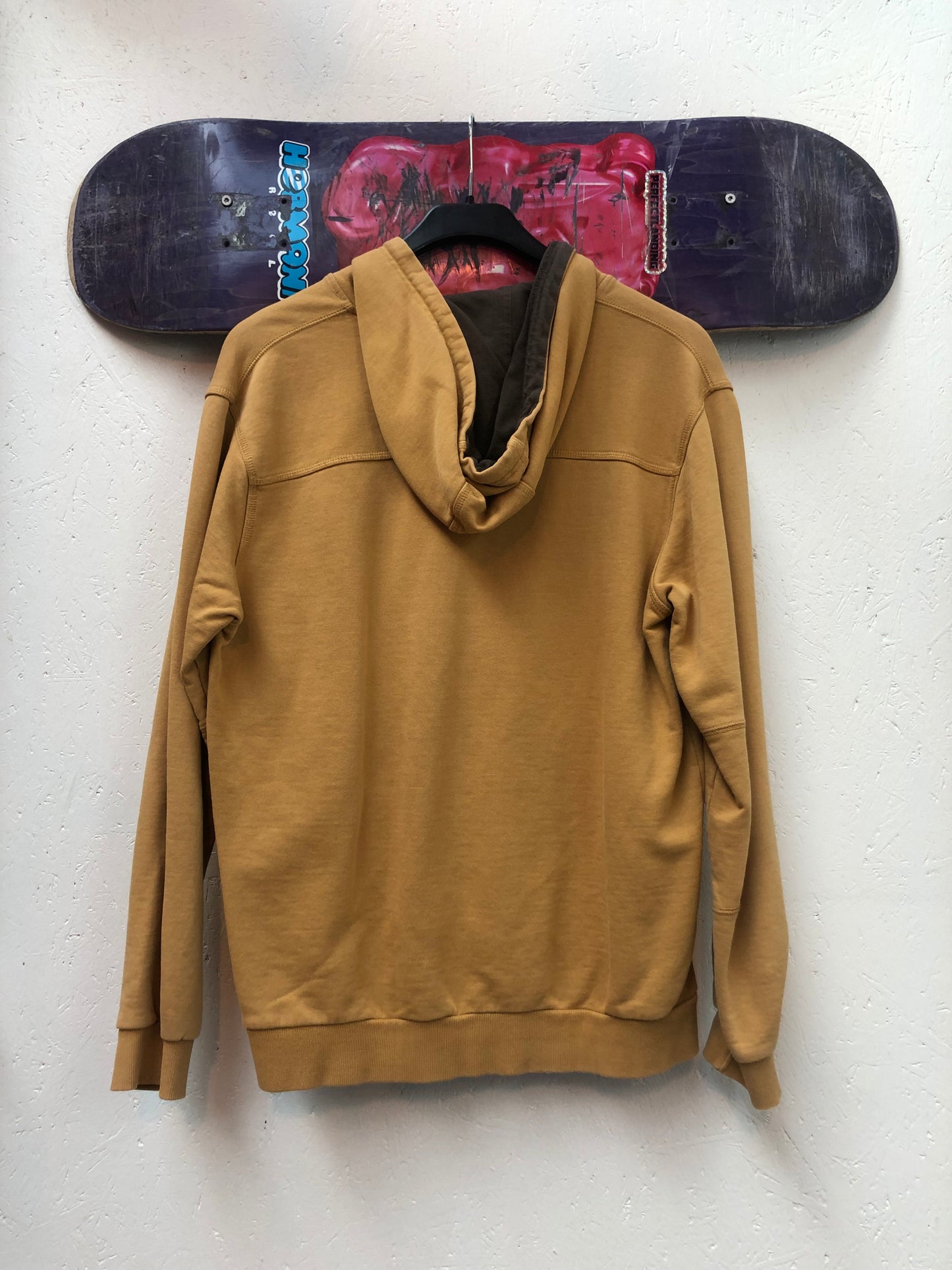 Vintage Mustard Hoodie Sweatshirt