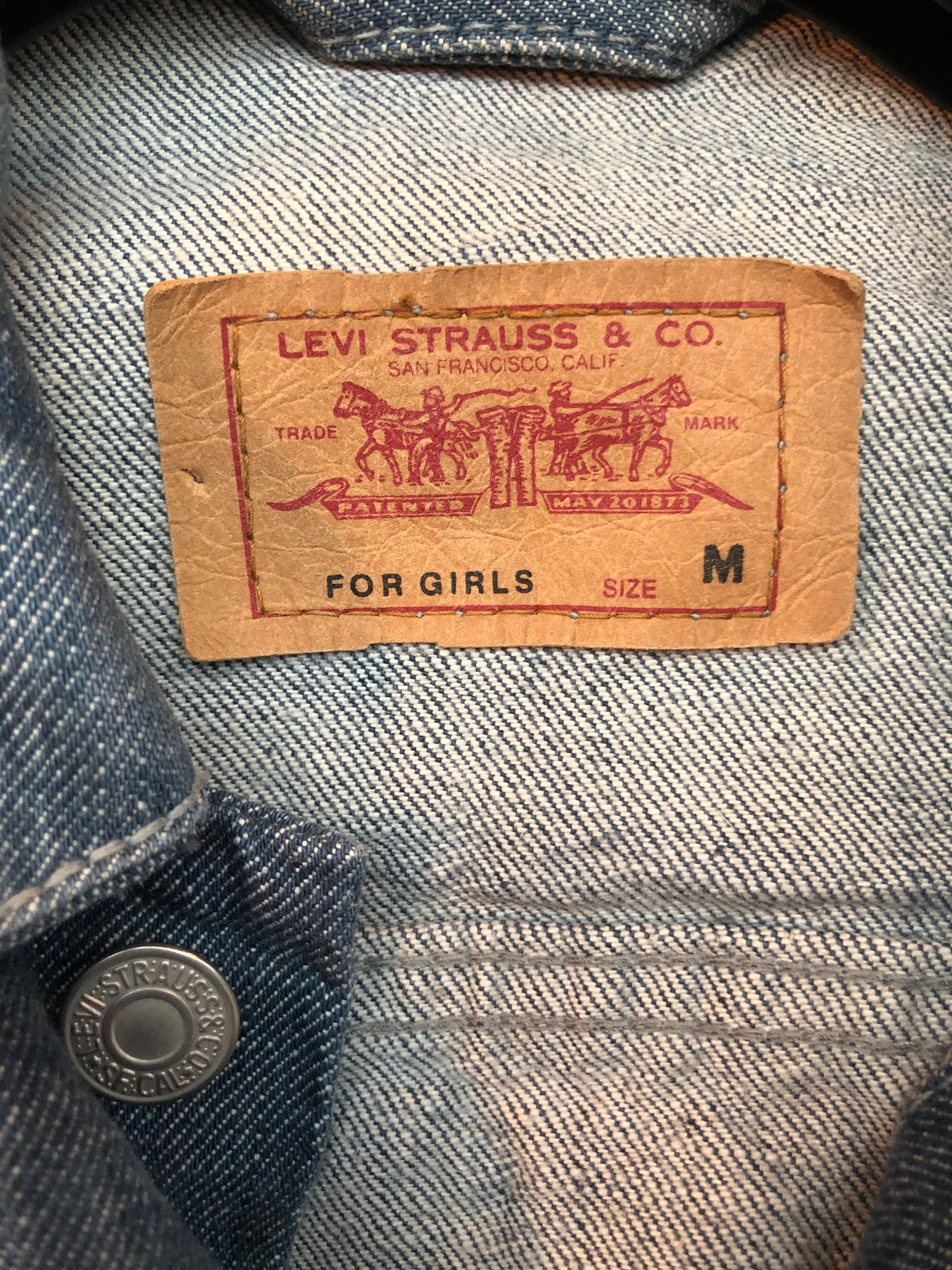Vintage Levi's Denim Jacket For Women