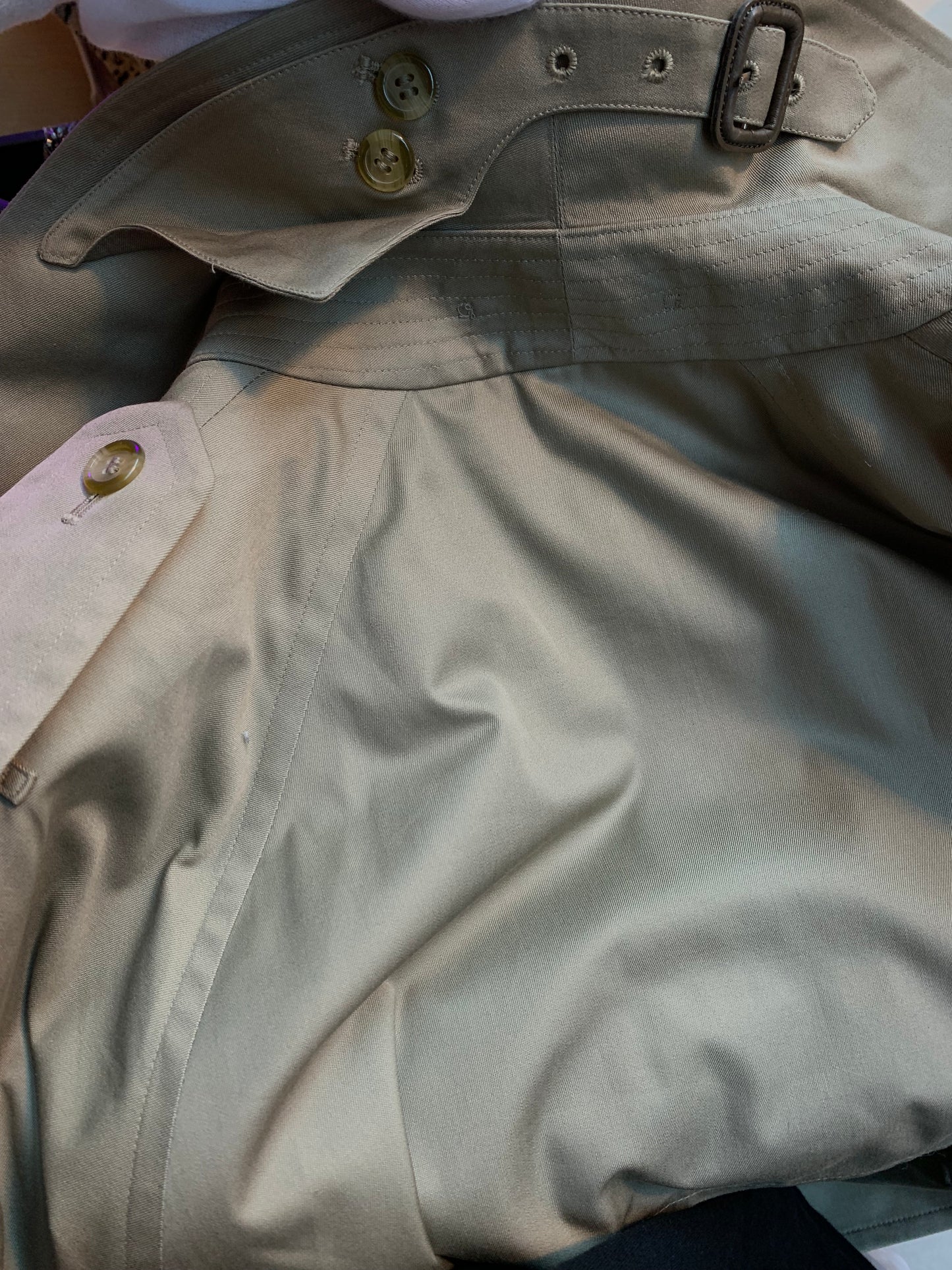 Vintage Burberrys Beige Long Trench Coat