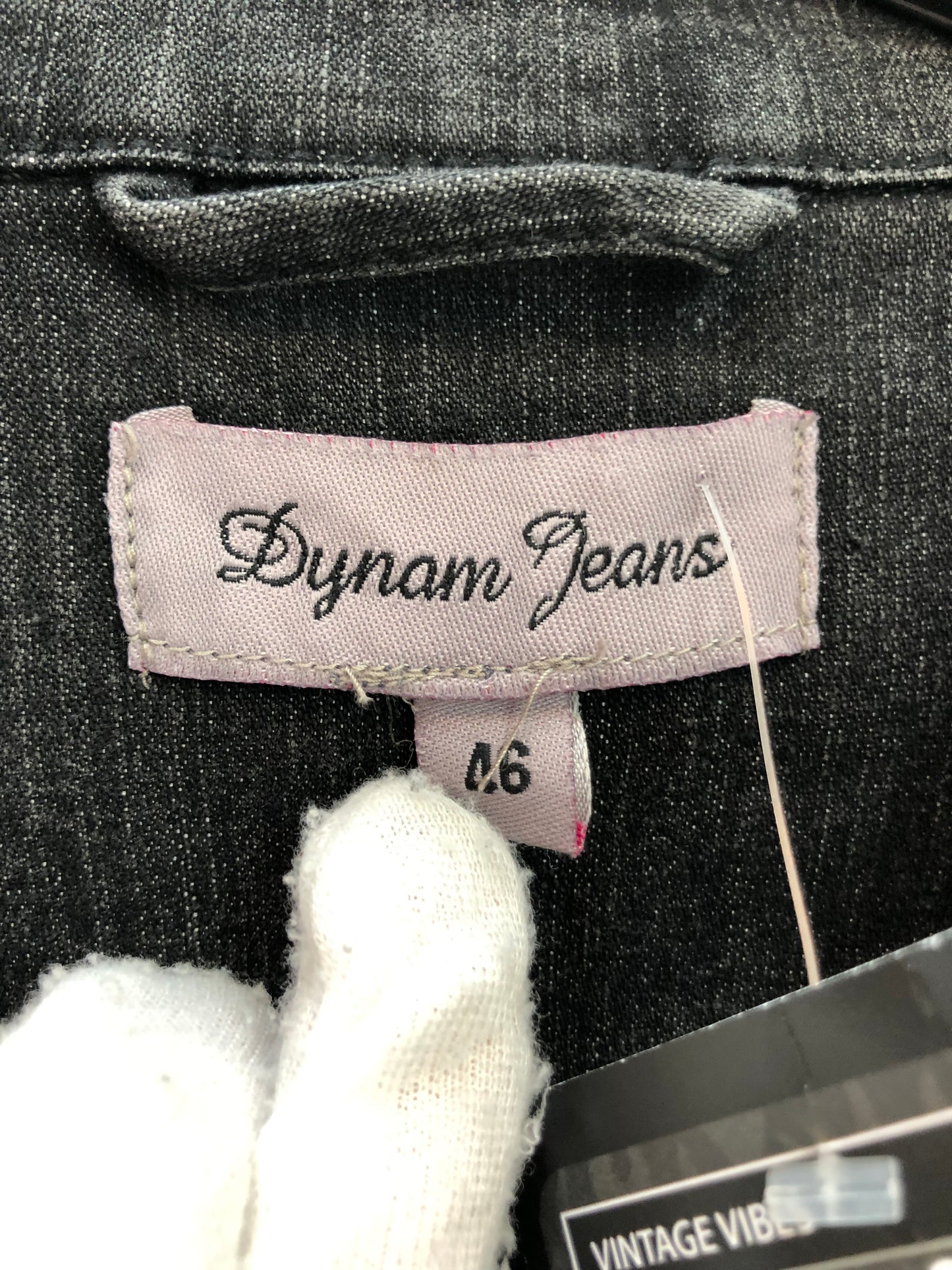 Dynam Jeans Black Denim Blazer Jacket