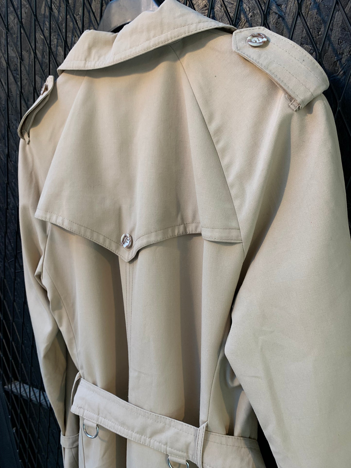 Beige Long Trench Coat Women’s L