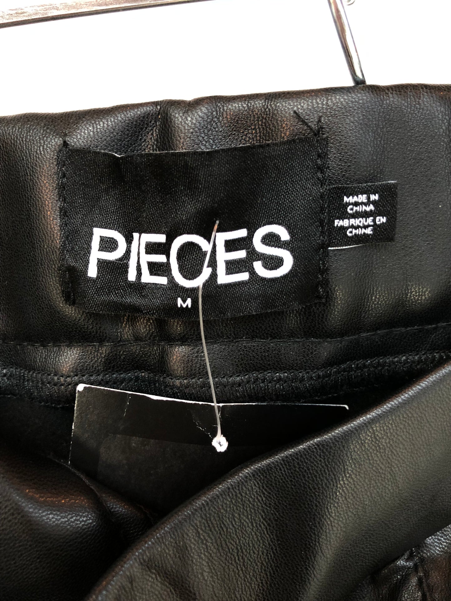 High-Waisted Faux Leather Pants