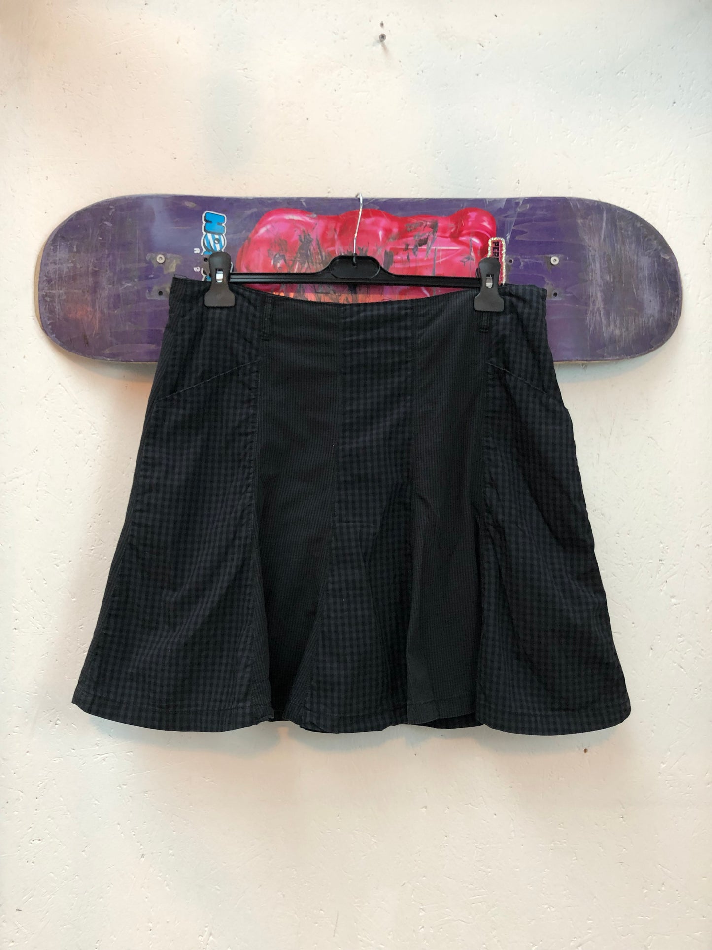 Vintage Black A-Line Skirt