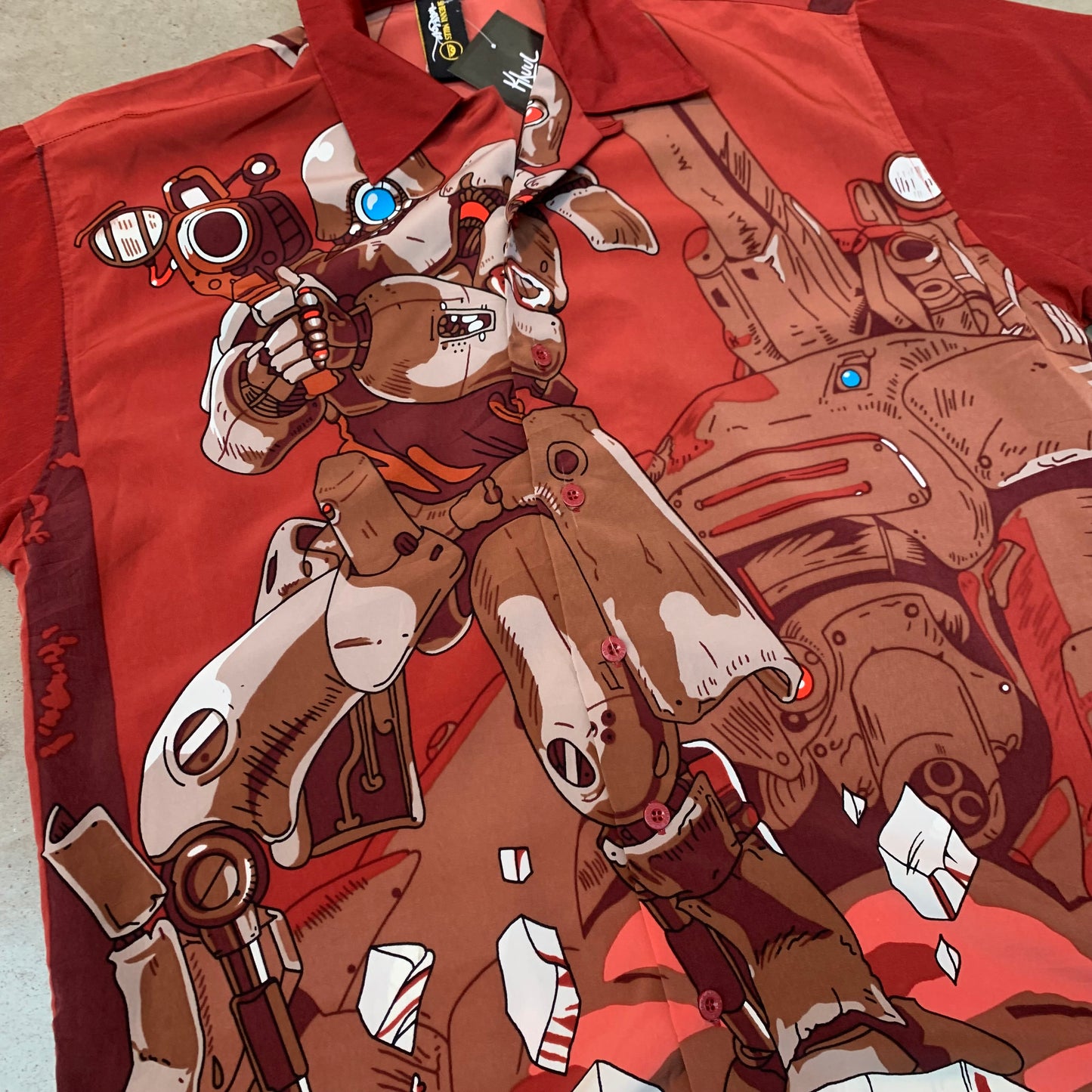Sir Benni Miles Red Mecha Shirt