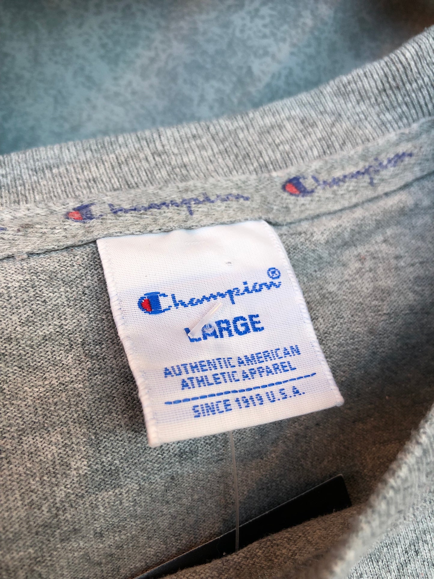Vintage Champion Grey T Shirt