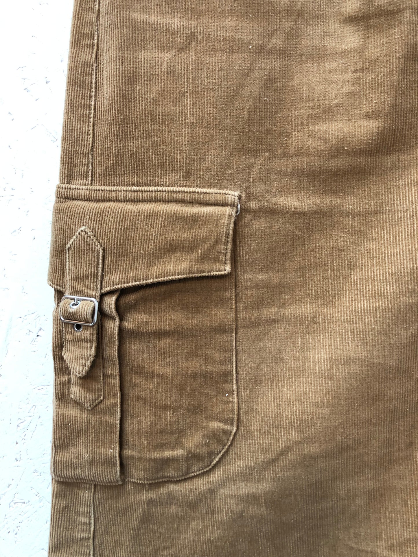 Womens M Corduroy Midi Skirt