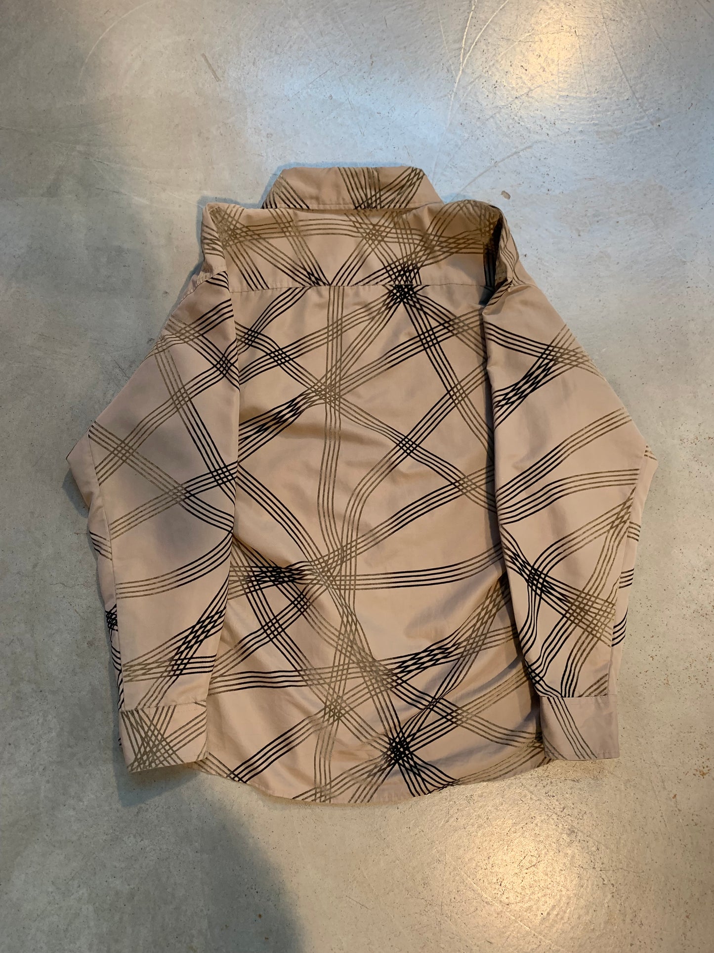 Vintage “Identical” Light Brown Button-Up Shirt