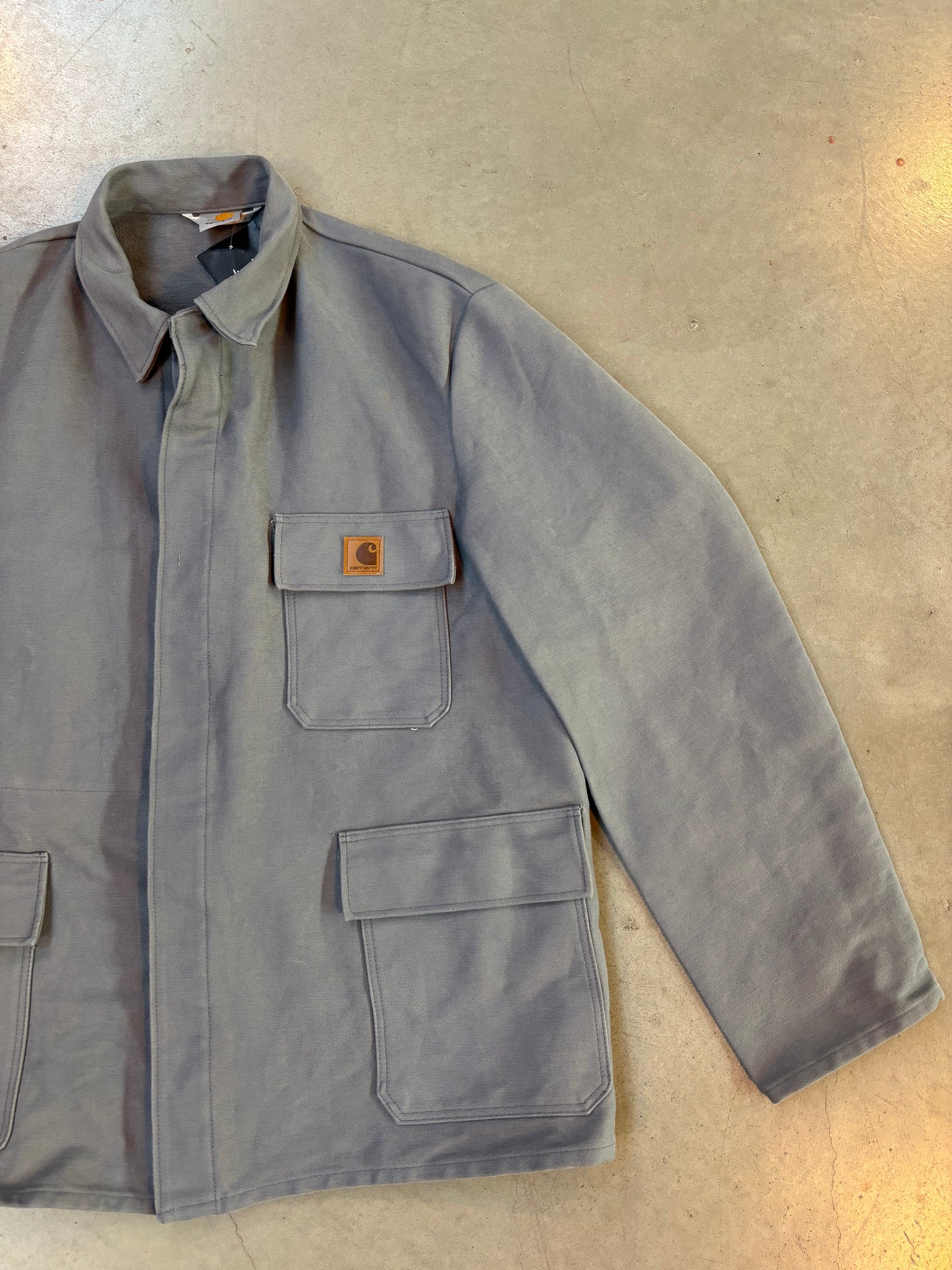 Carhartt Grey Canvas Utility Jacket