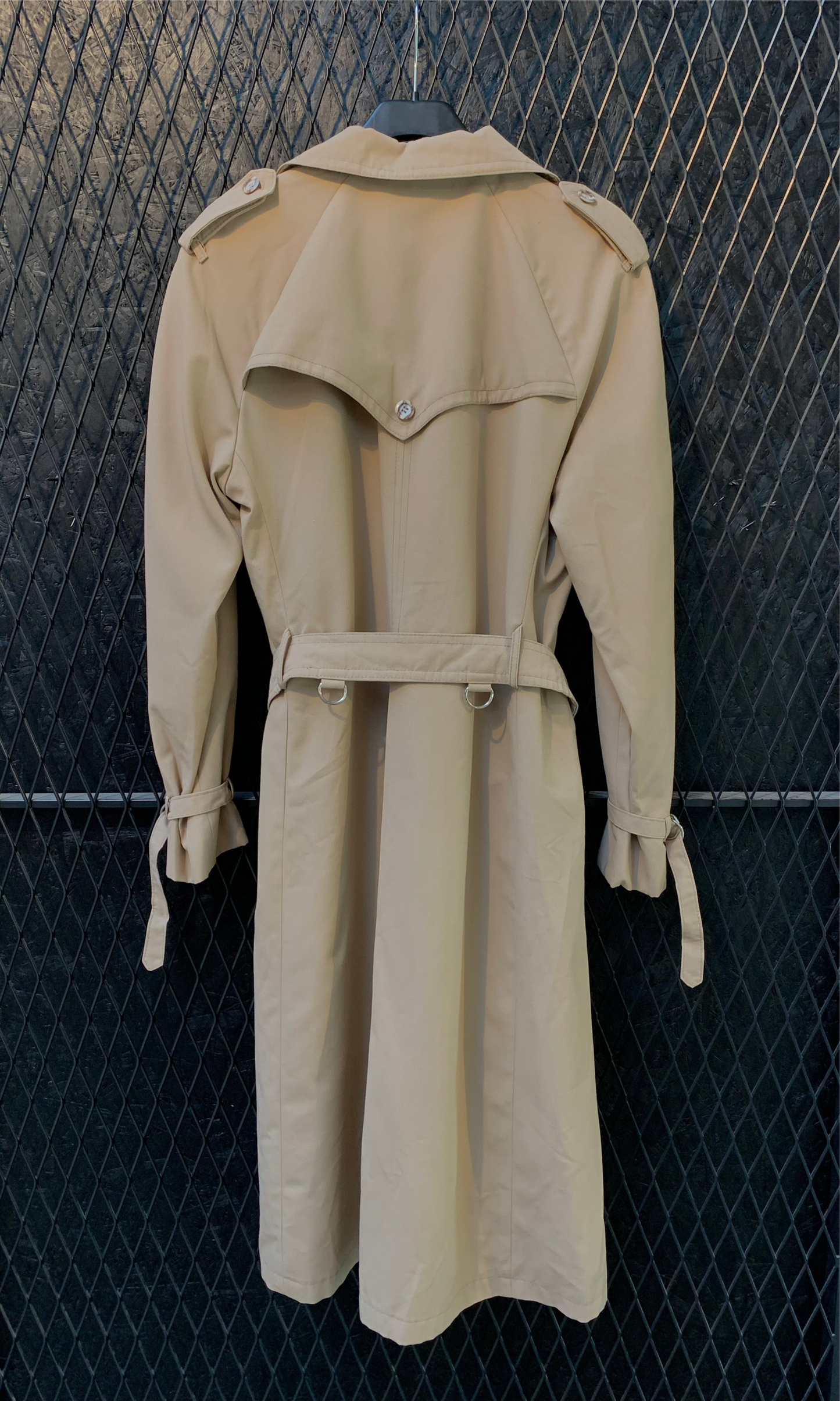 Beige Long Trench Coat Women’s L
