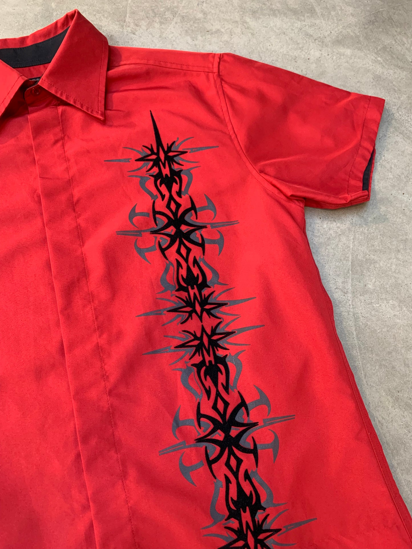 Tribal Flame Shirt Men M