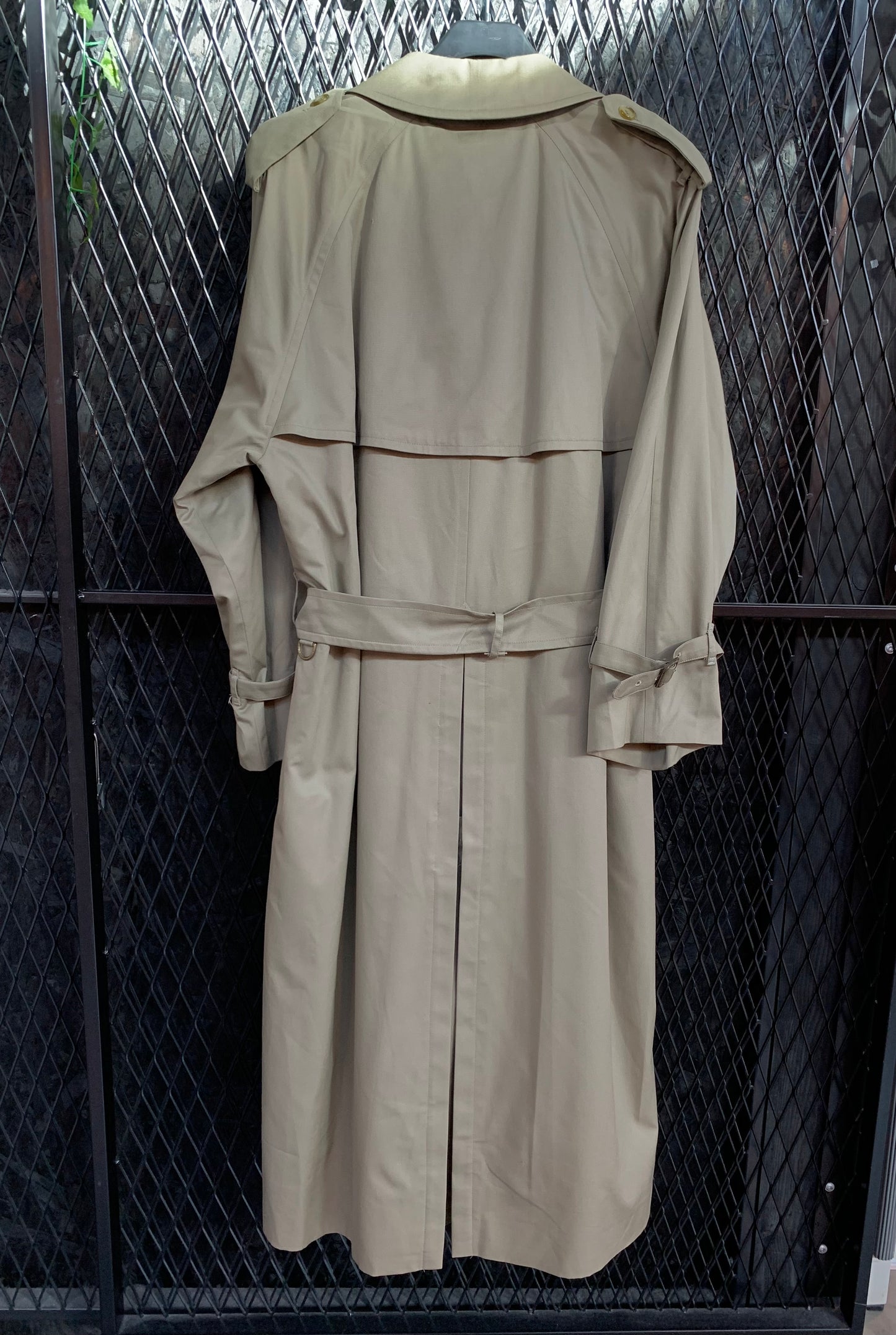 Vintage Burberrys Beige Long Trench Coat