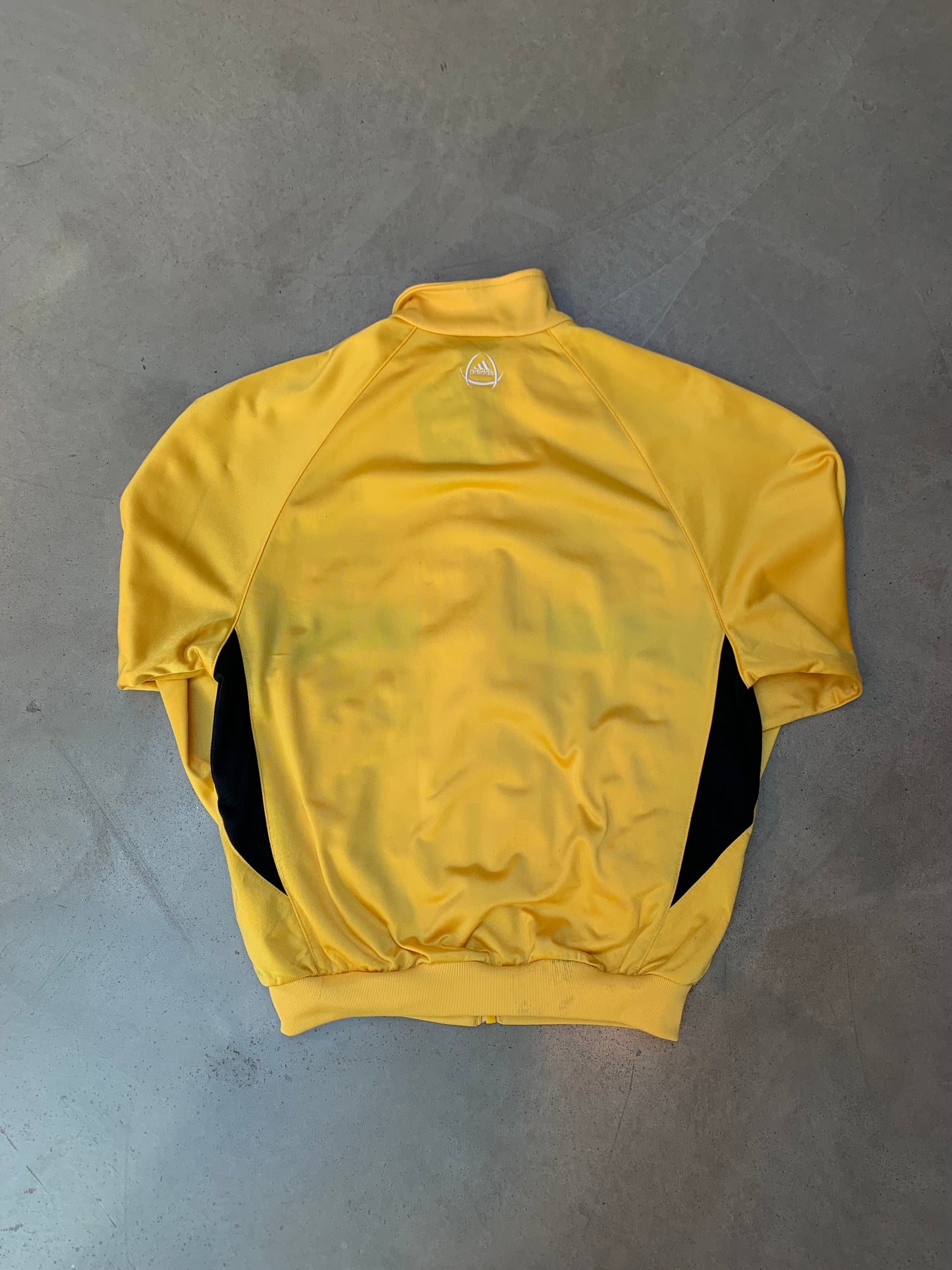 Vintage Adidas Yellow Track Jacket Women Size S