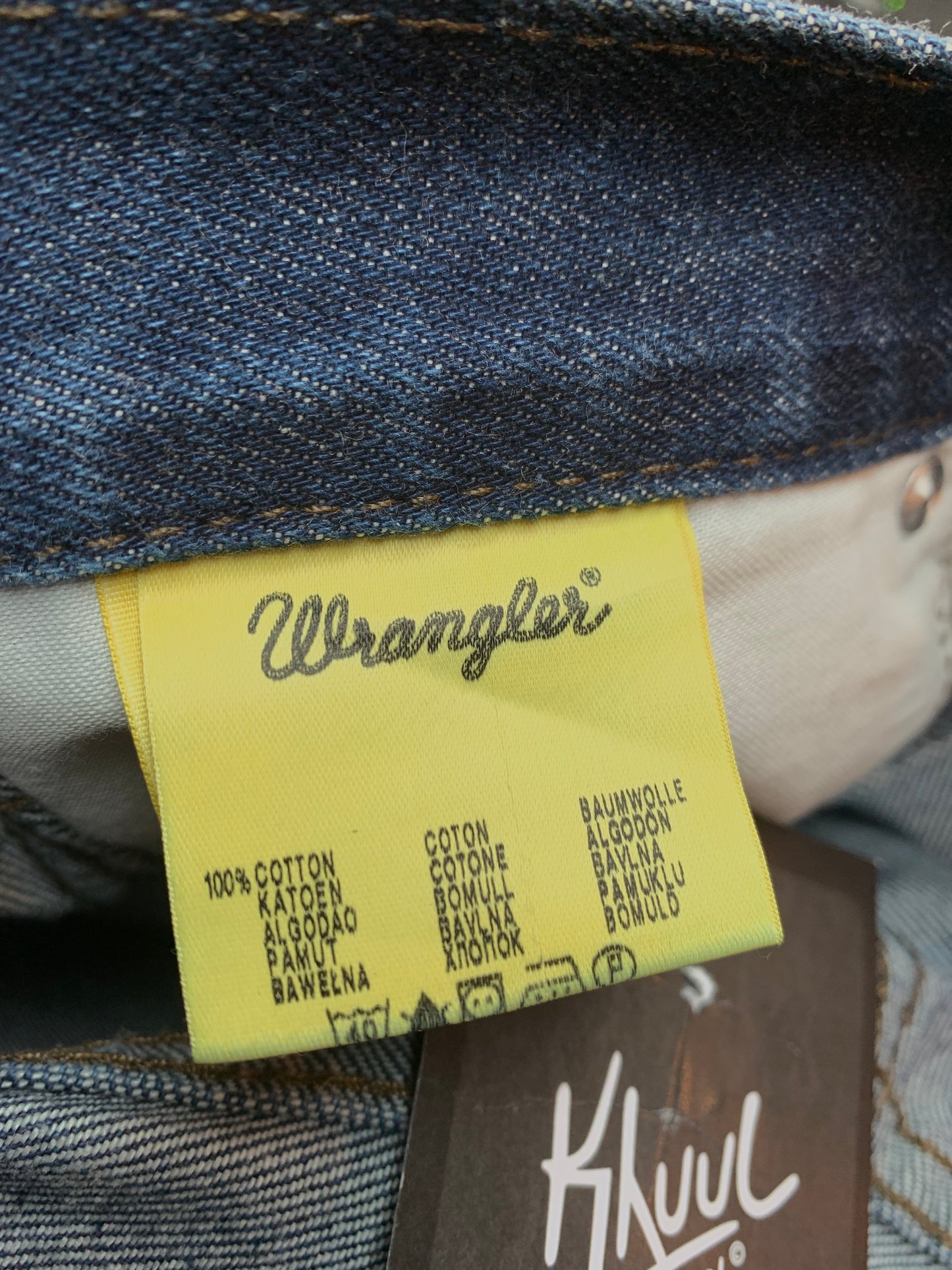 Wrangler Dark Indigo Straight Leg Denim Jeans