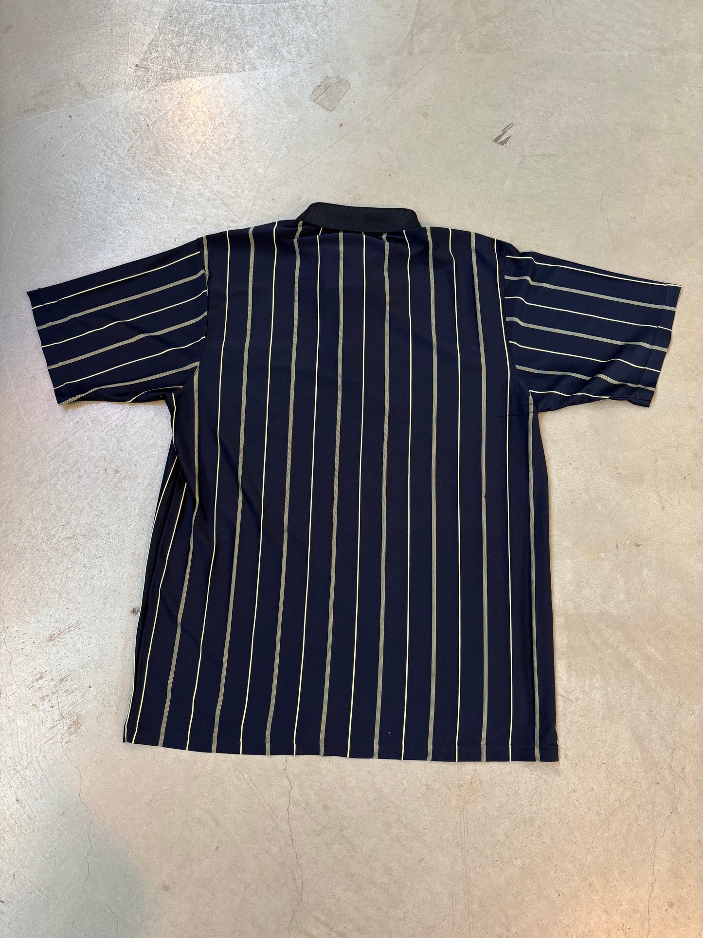 Mens Vintage Silk YSL Short Sleeve Button Up