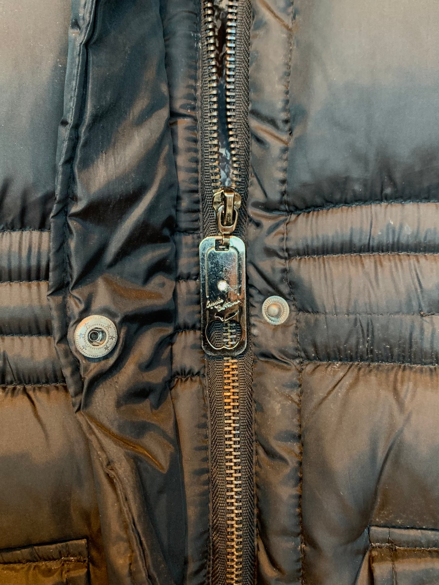 Y2K Women's Black Beaded Apple Bottoms Winter Coat