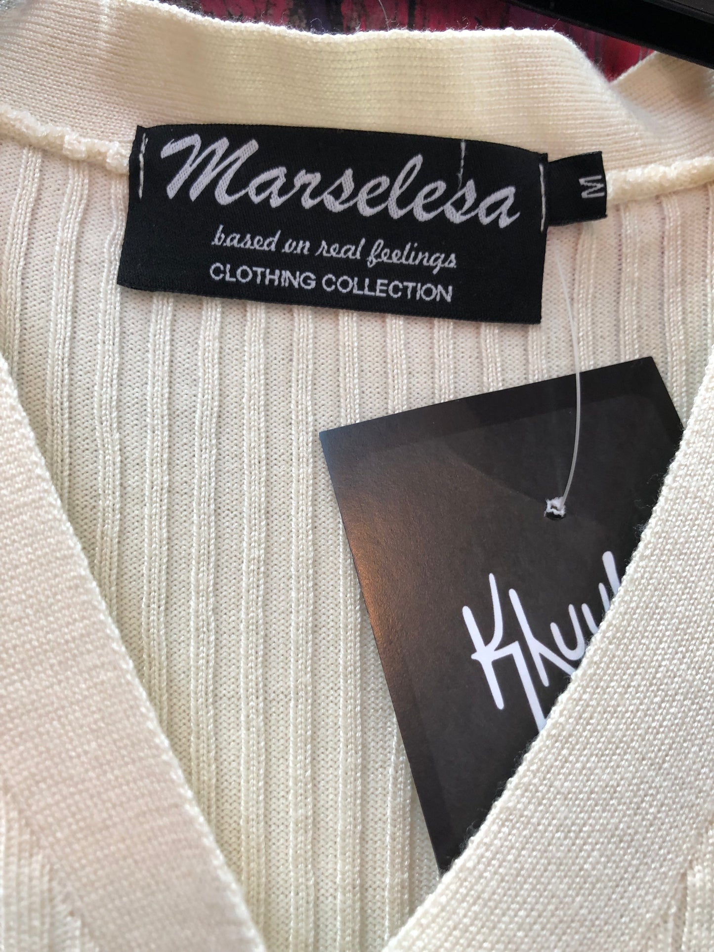 Ivory Ribbed Knit Maxi Dress