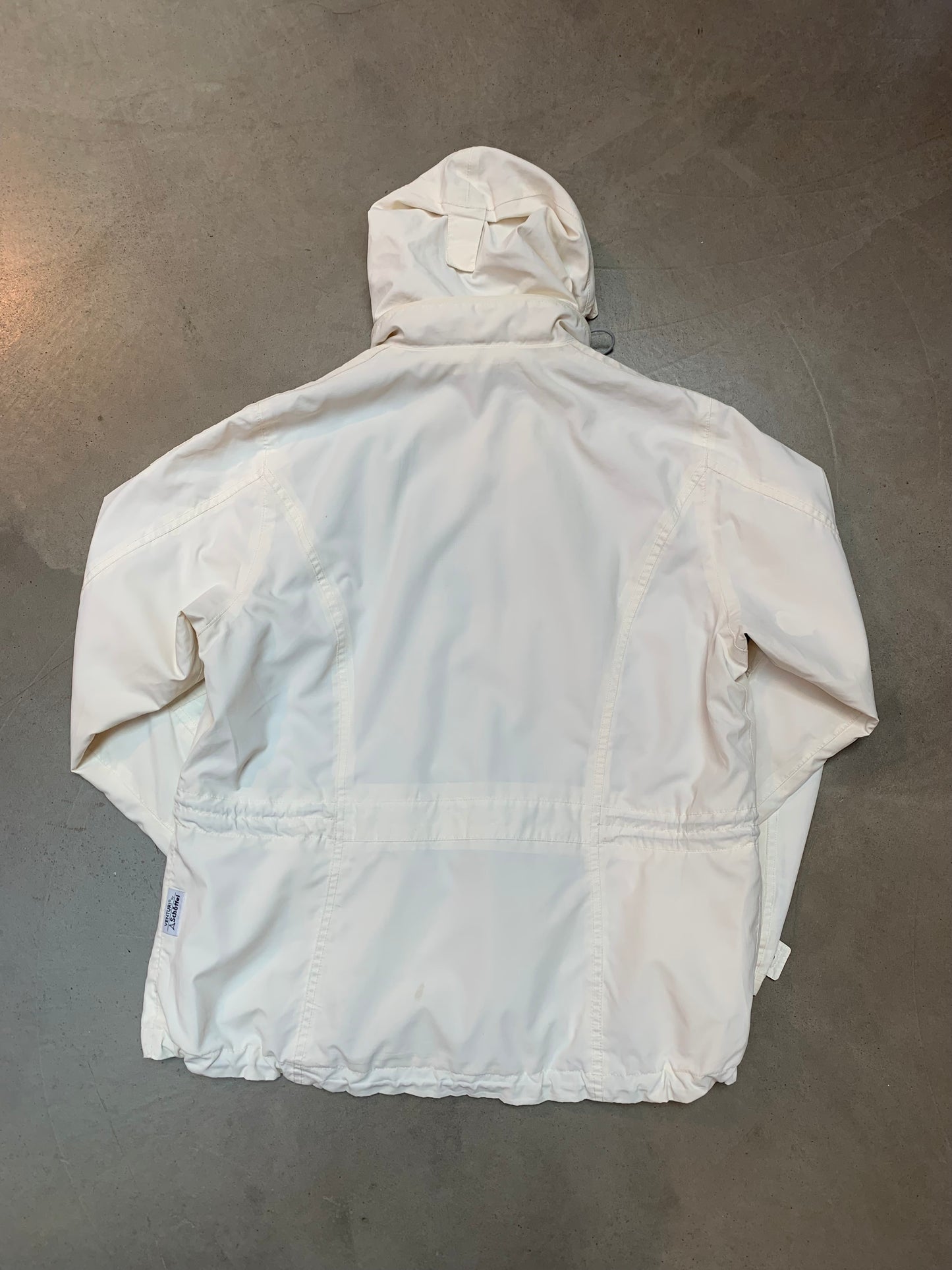 Vintage Schöffel White Hooded Outdoor Jacket Women M