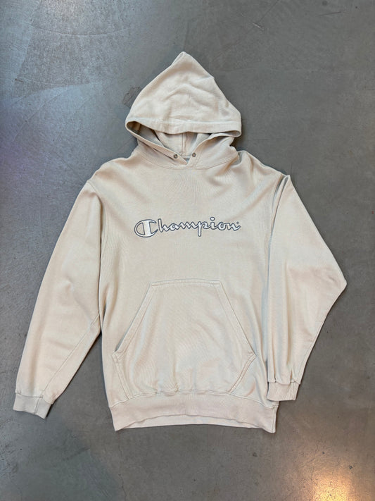 Champion Beige Hoodie Sweatshirt