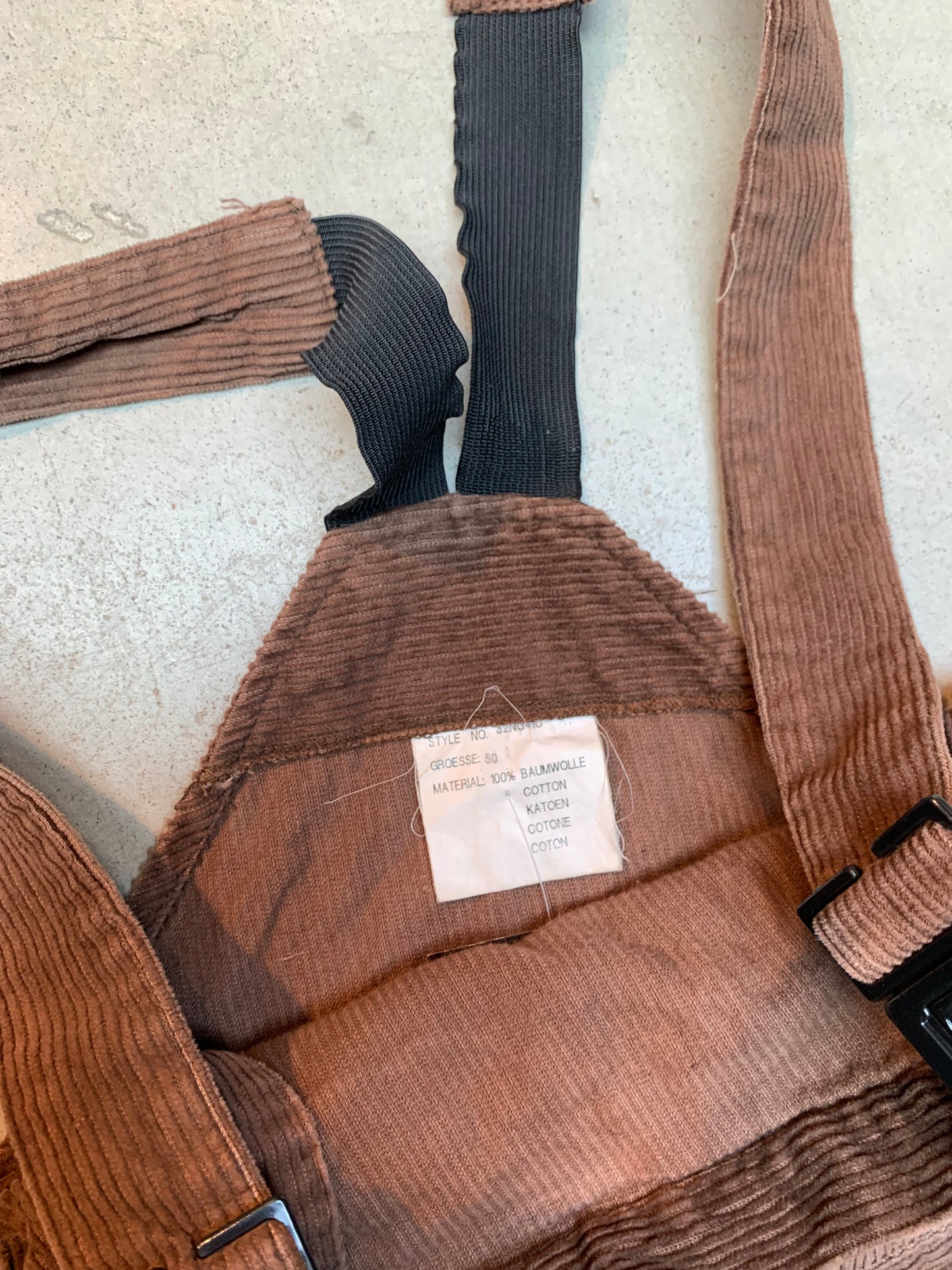 Vintage Men's Brown Overalls