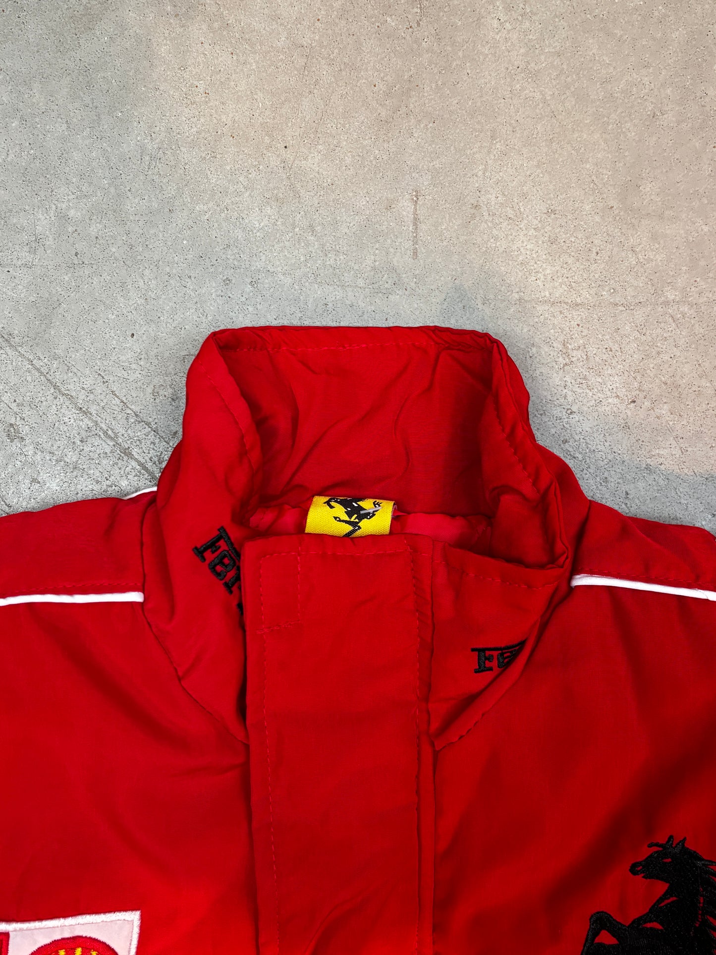 Y2K Unisex Red Ferrari Racing Jacket