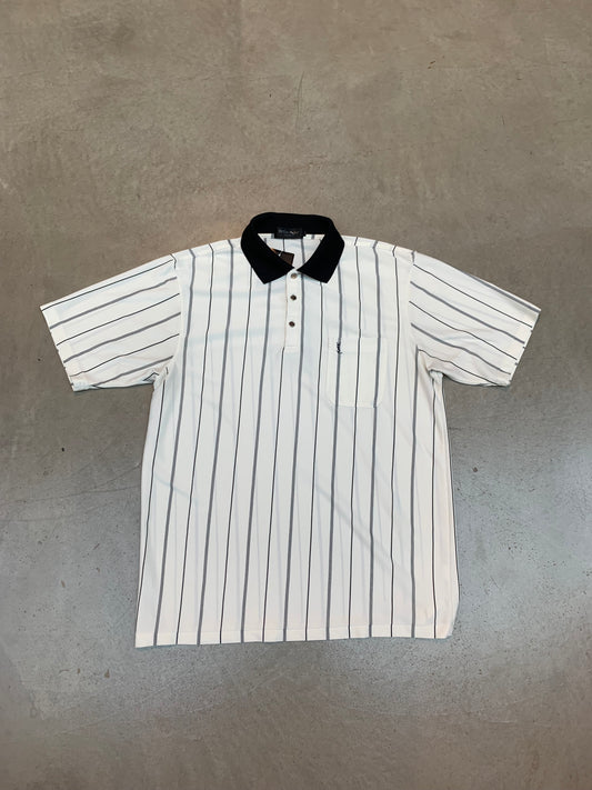 Yves Saint Laurent Striped Polo Shirt