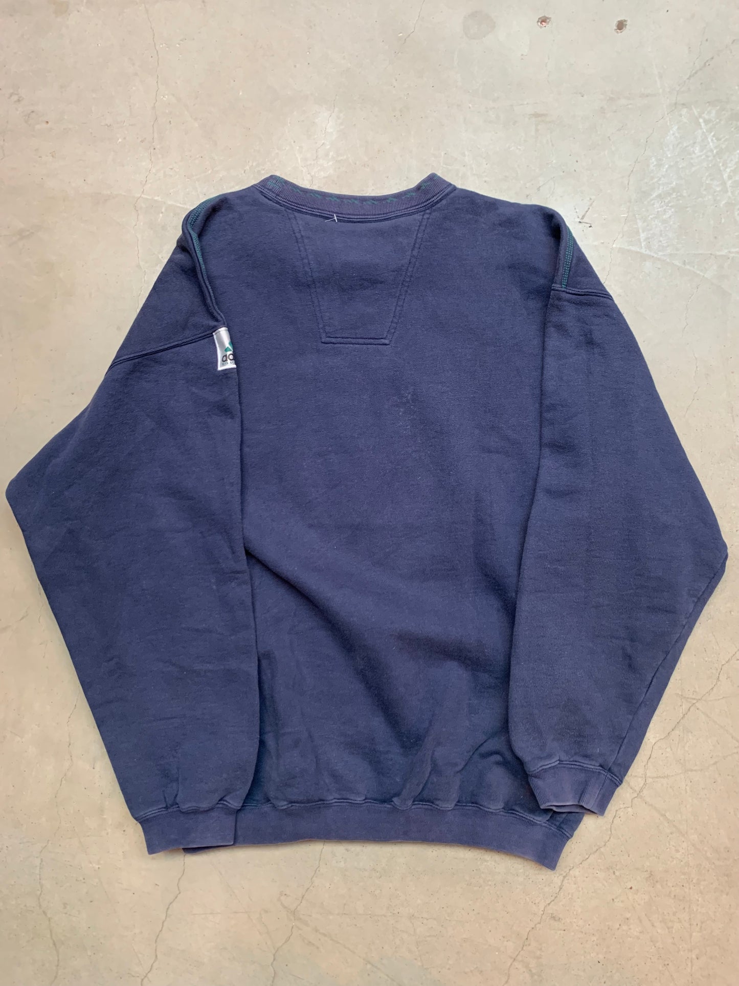 Y2K Adidas Equipment Navy Blue Sweatshirt