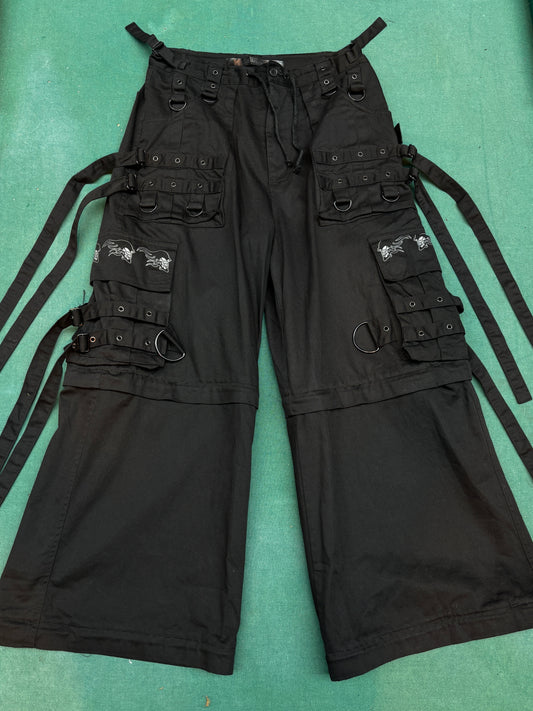 Vintage Tripp NYC Black Baggy Tech Cargo Pants