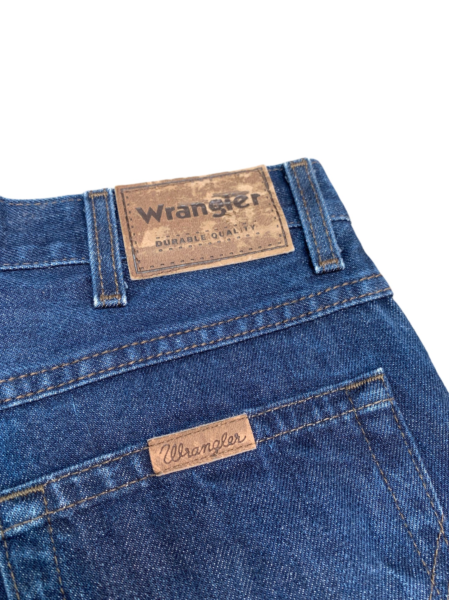 Wrangler Dark Indigo Straight Leg Denim Jeans