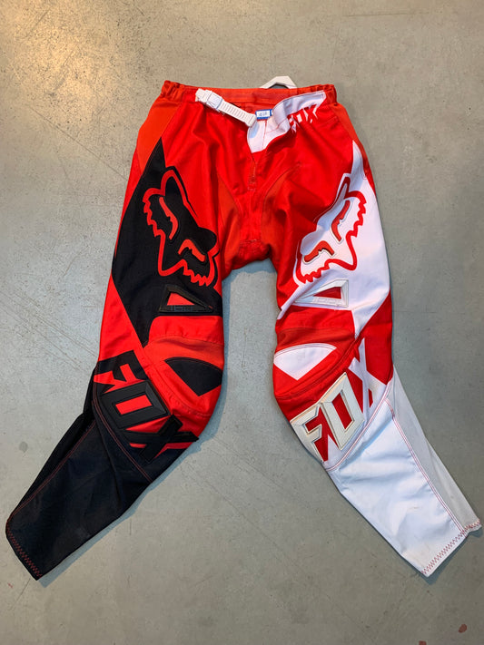 Women's Red, Black & White FOX Racing Pants