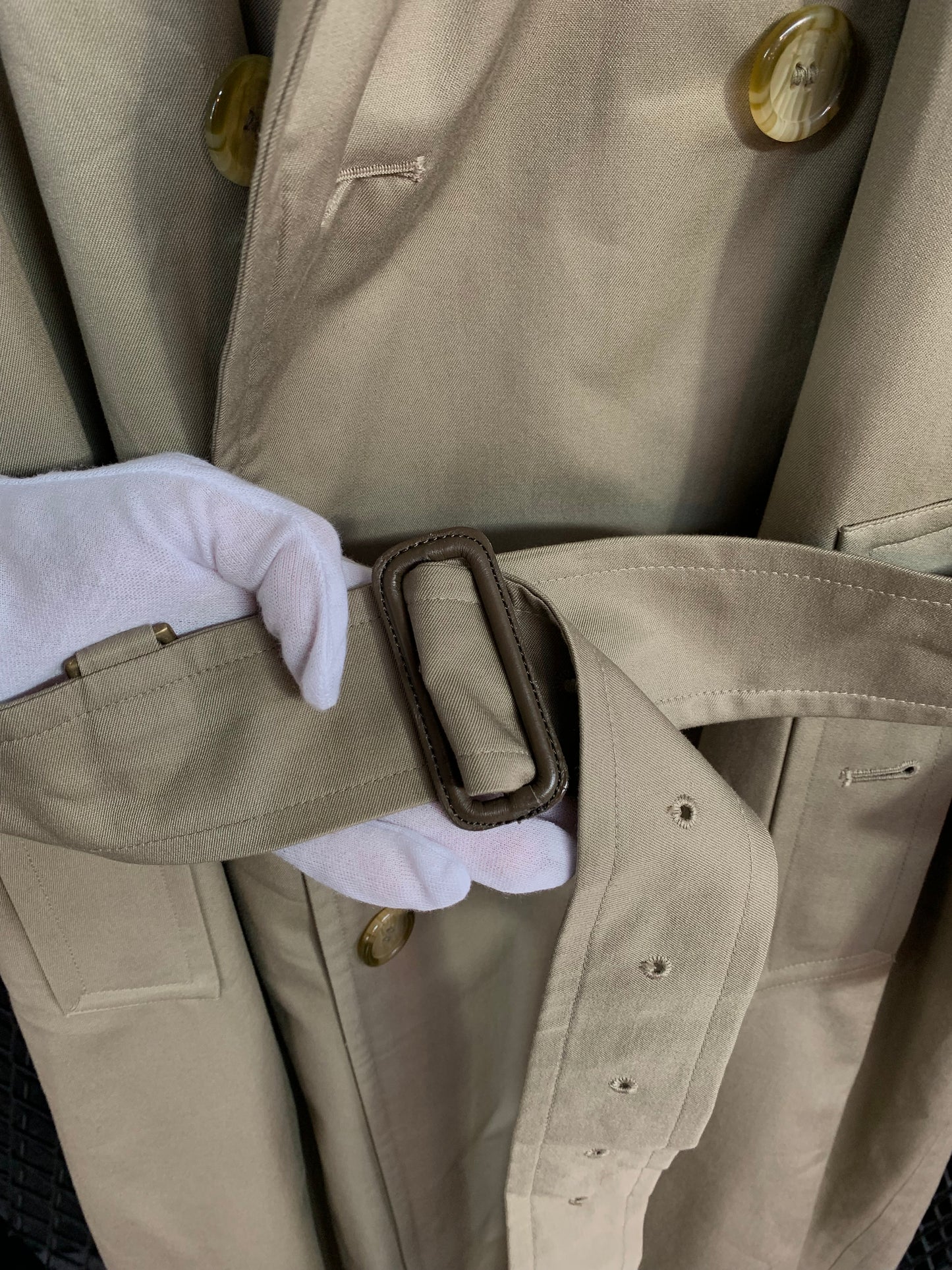Vintage Burberrys Beige Long Trench Coat