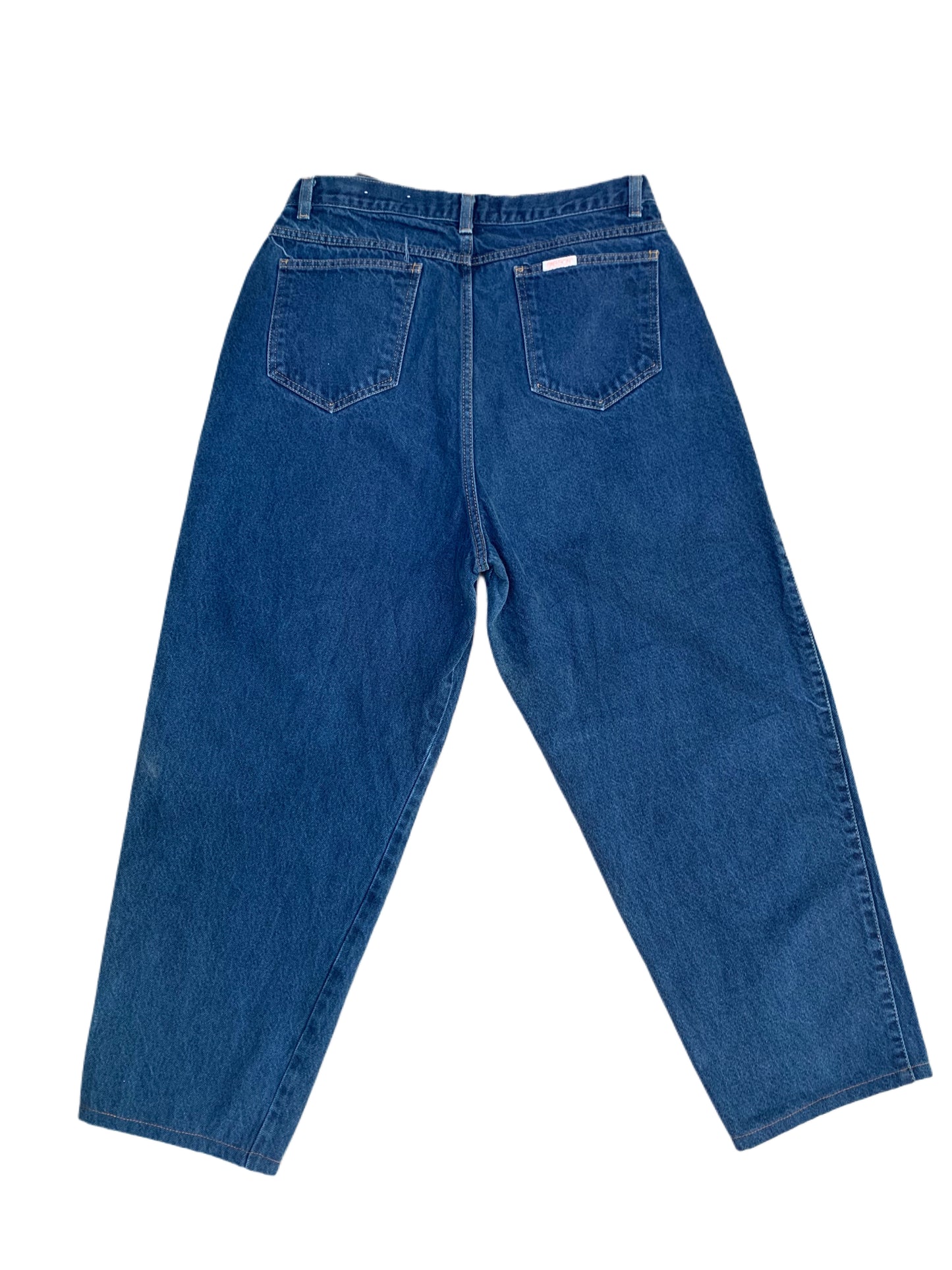 Vintage Modern Basics High-Waisted Blue Jeans