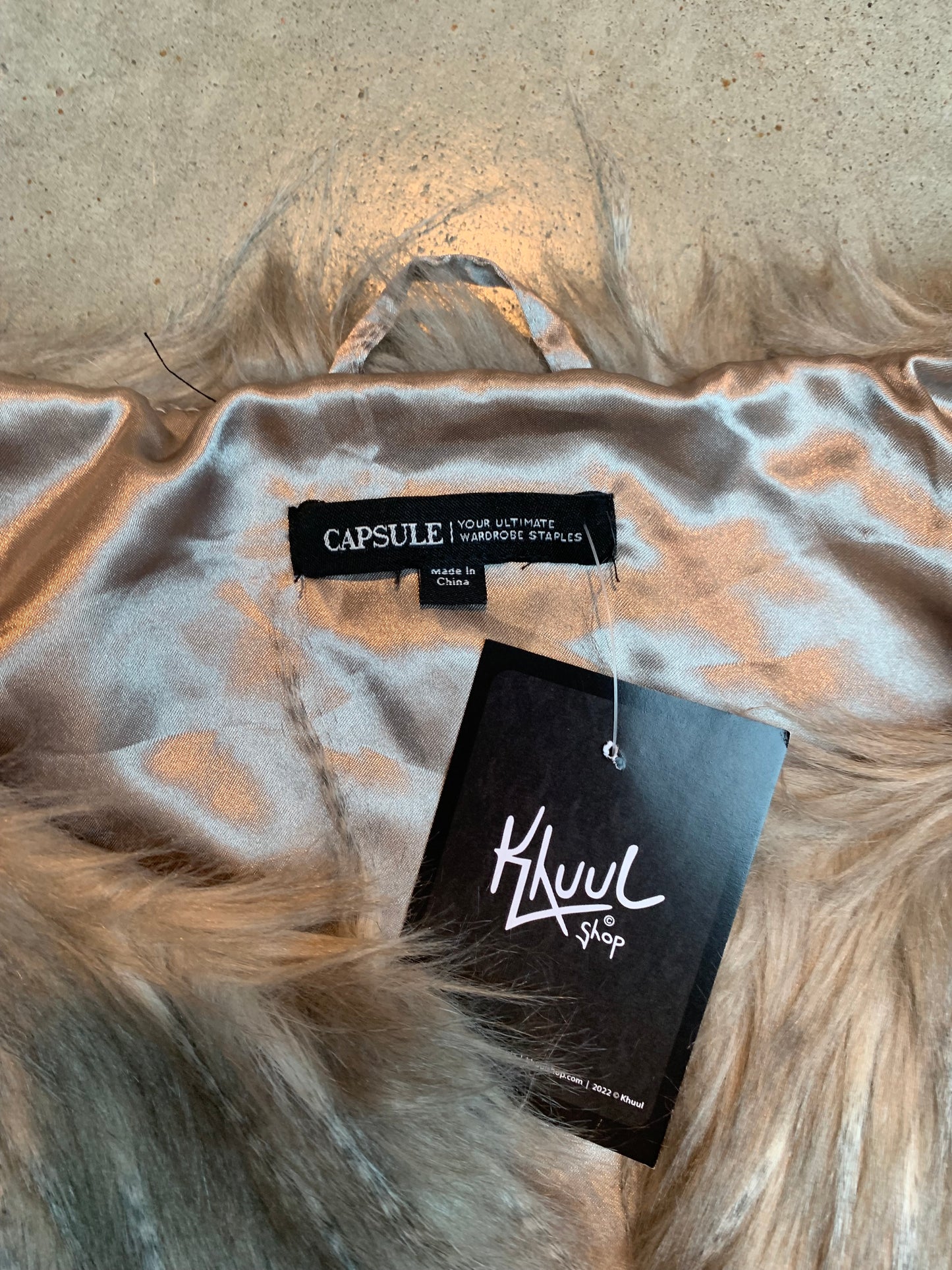 Capsule Faux Fur Vest Women’s XXL
