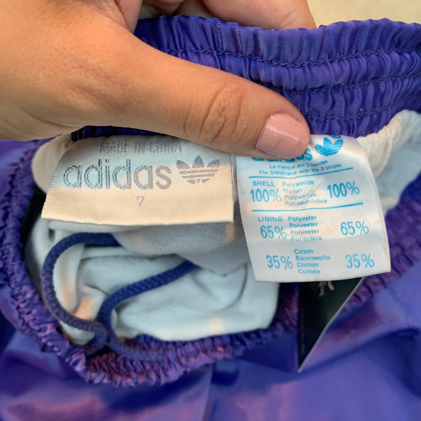 Vintage Adidas Nylon Track Shorts