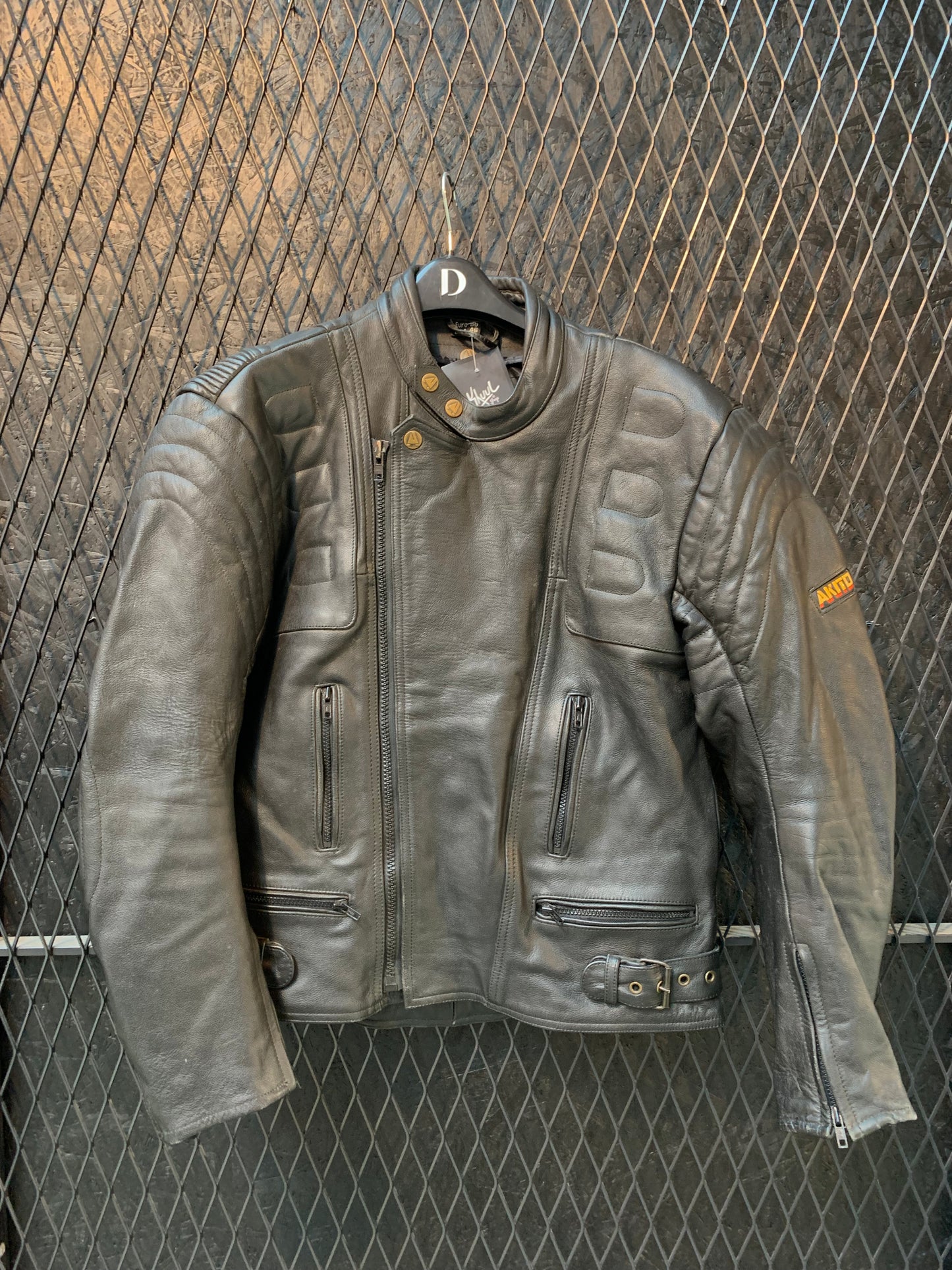 Akito Vintage Motorcycle Leather Jacket
