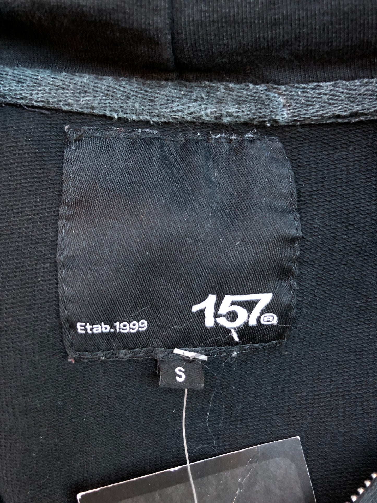 Minimalist Black Zip-Up Hoodie