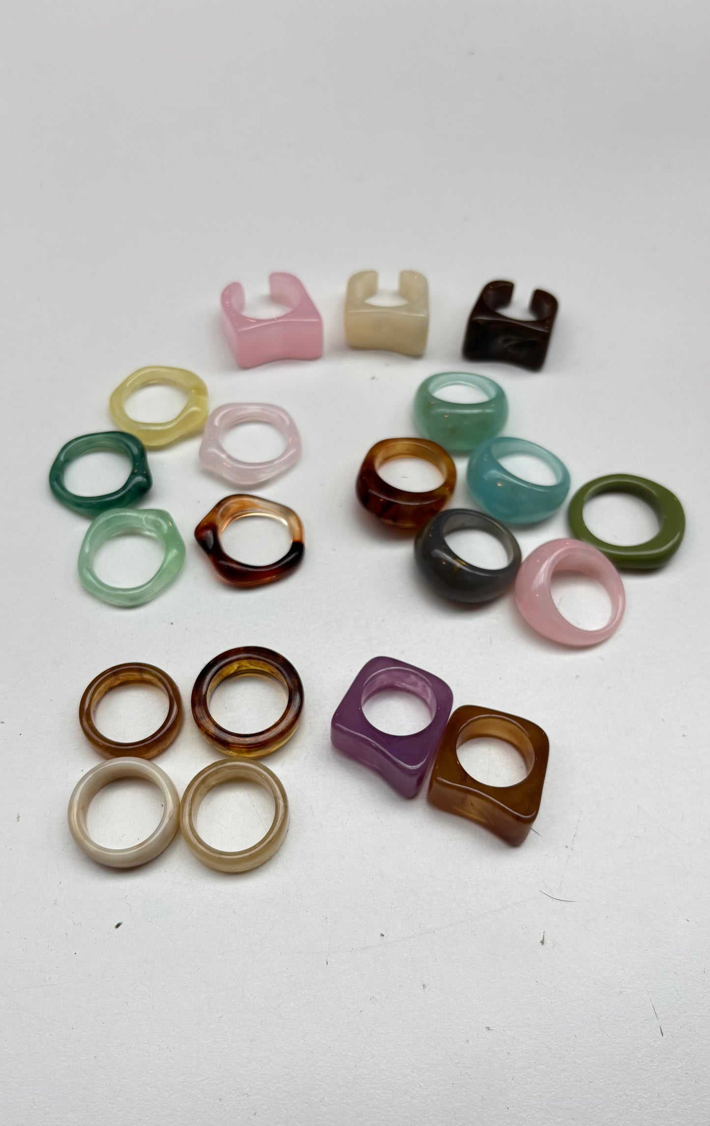 Y2K Resin Rings