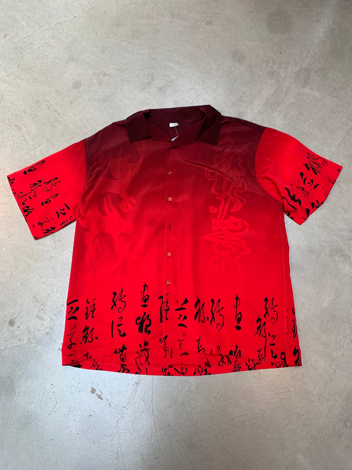 Vintage Red Dragon Shirt XL