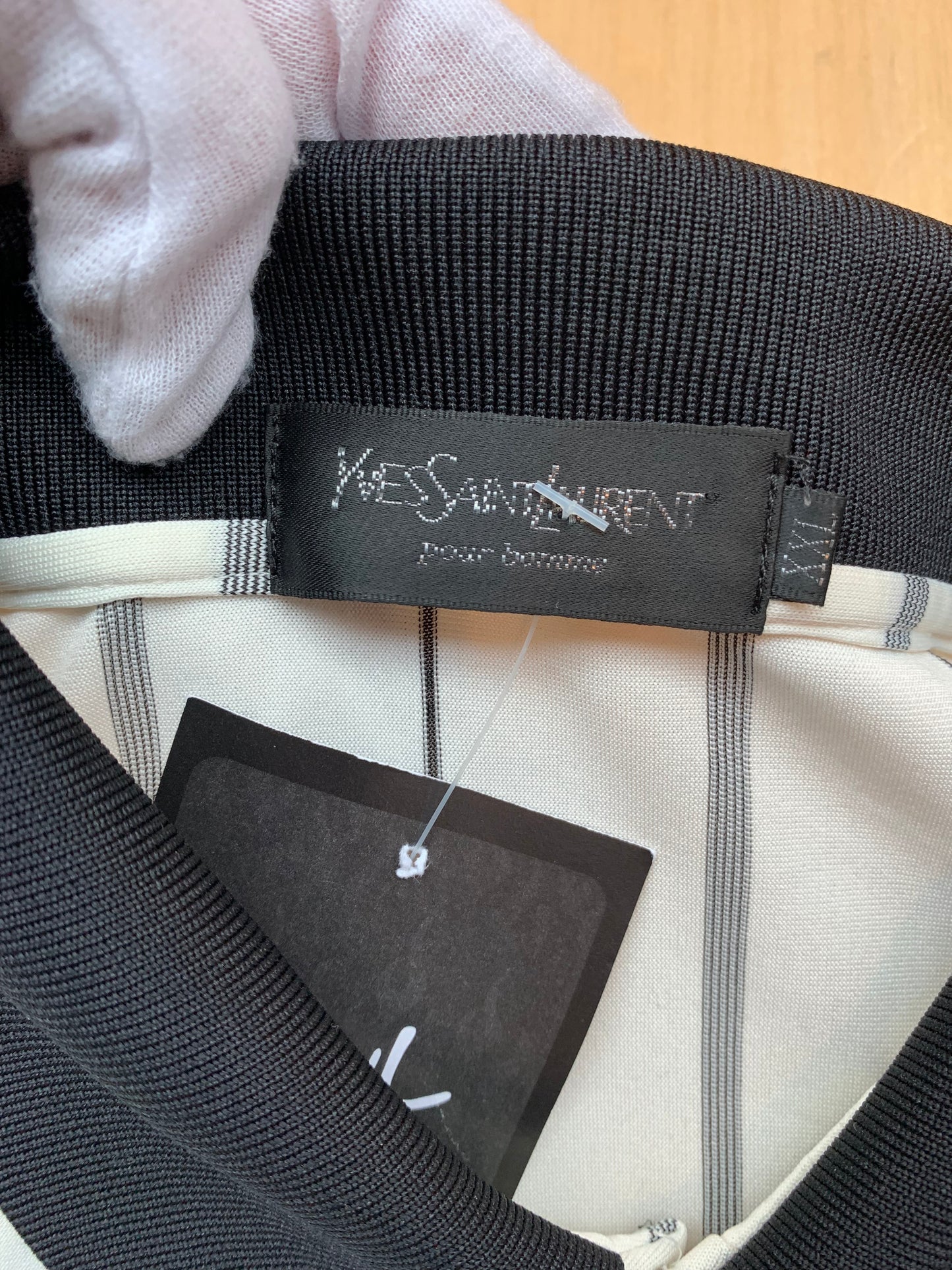 Yves Saint Laurent Striped Polo Shirt