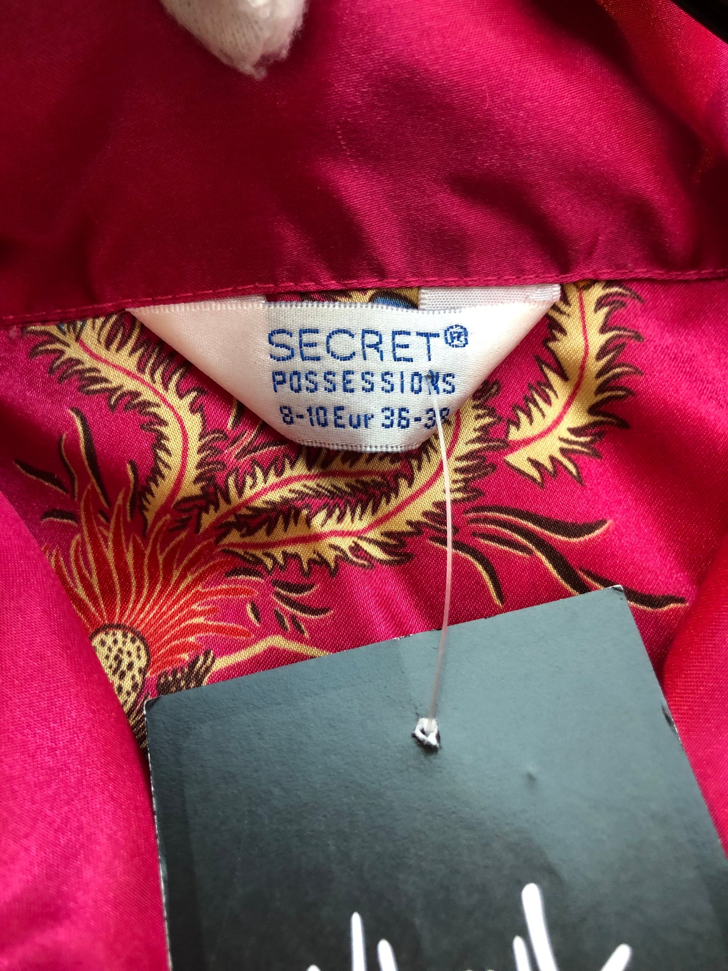 Secret Possessions Red Dragon Satin Shirt
