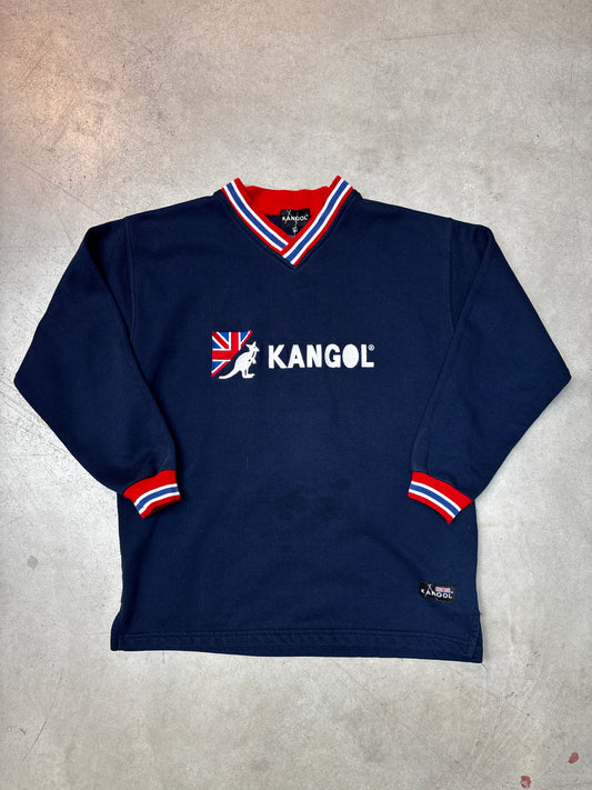 "KANGOL" Navy Blue Sweater