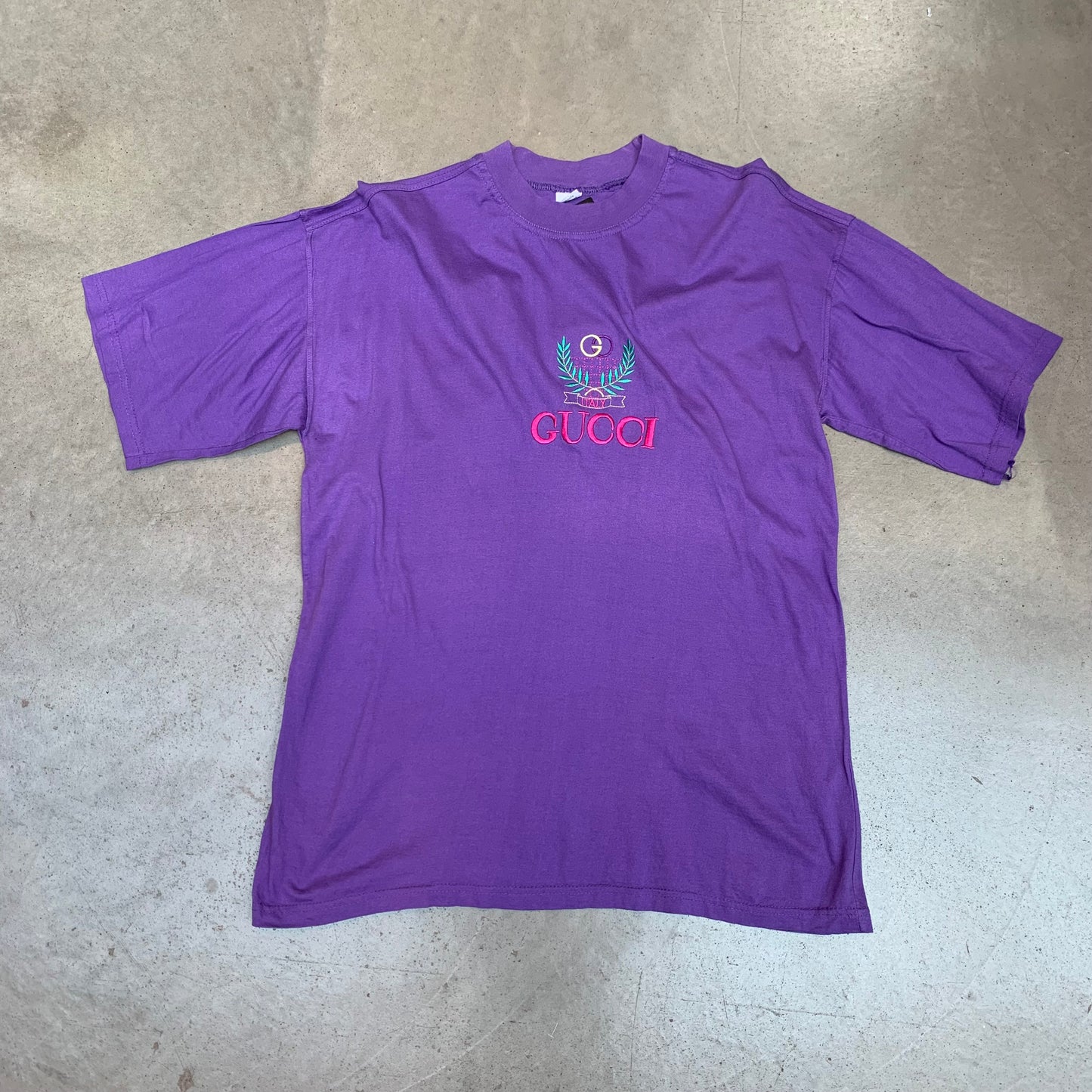Vintage Gucci Embroidered T-Shirt
