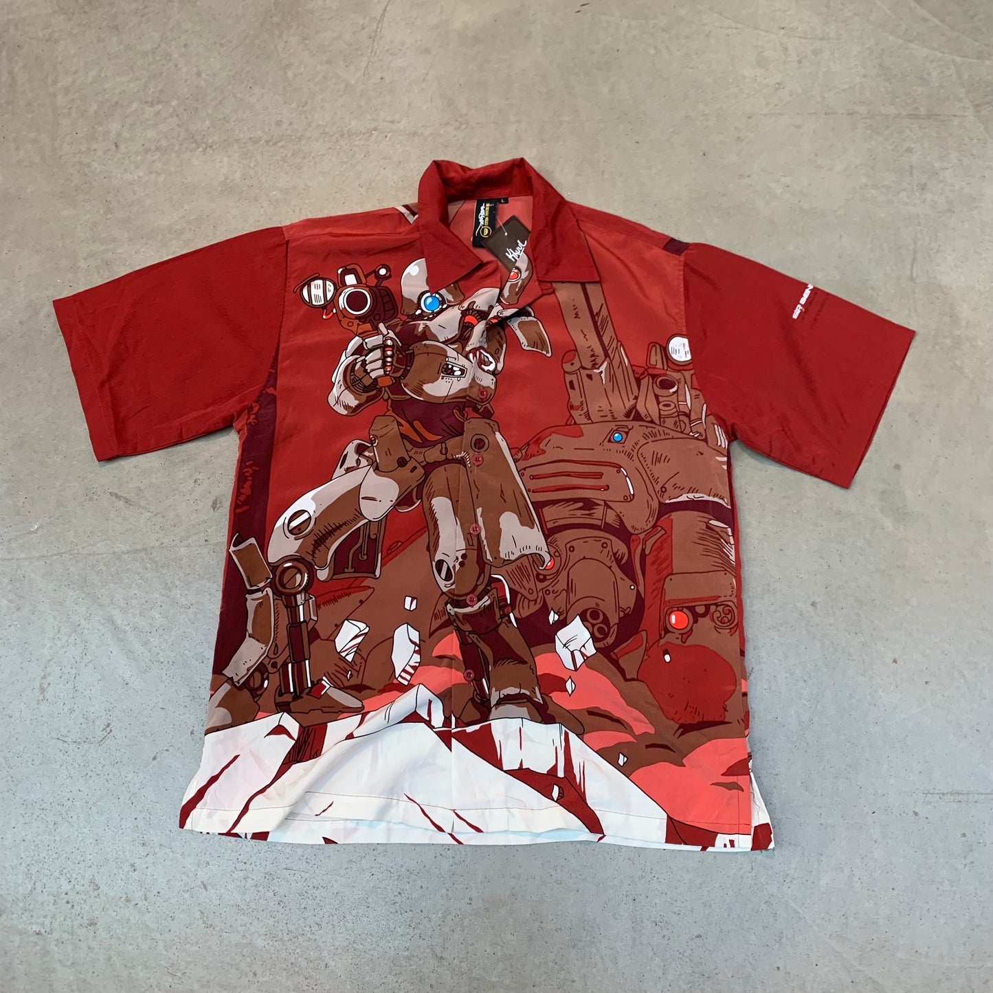 Sir Benni Miles Red Mecha Shirt