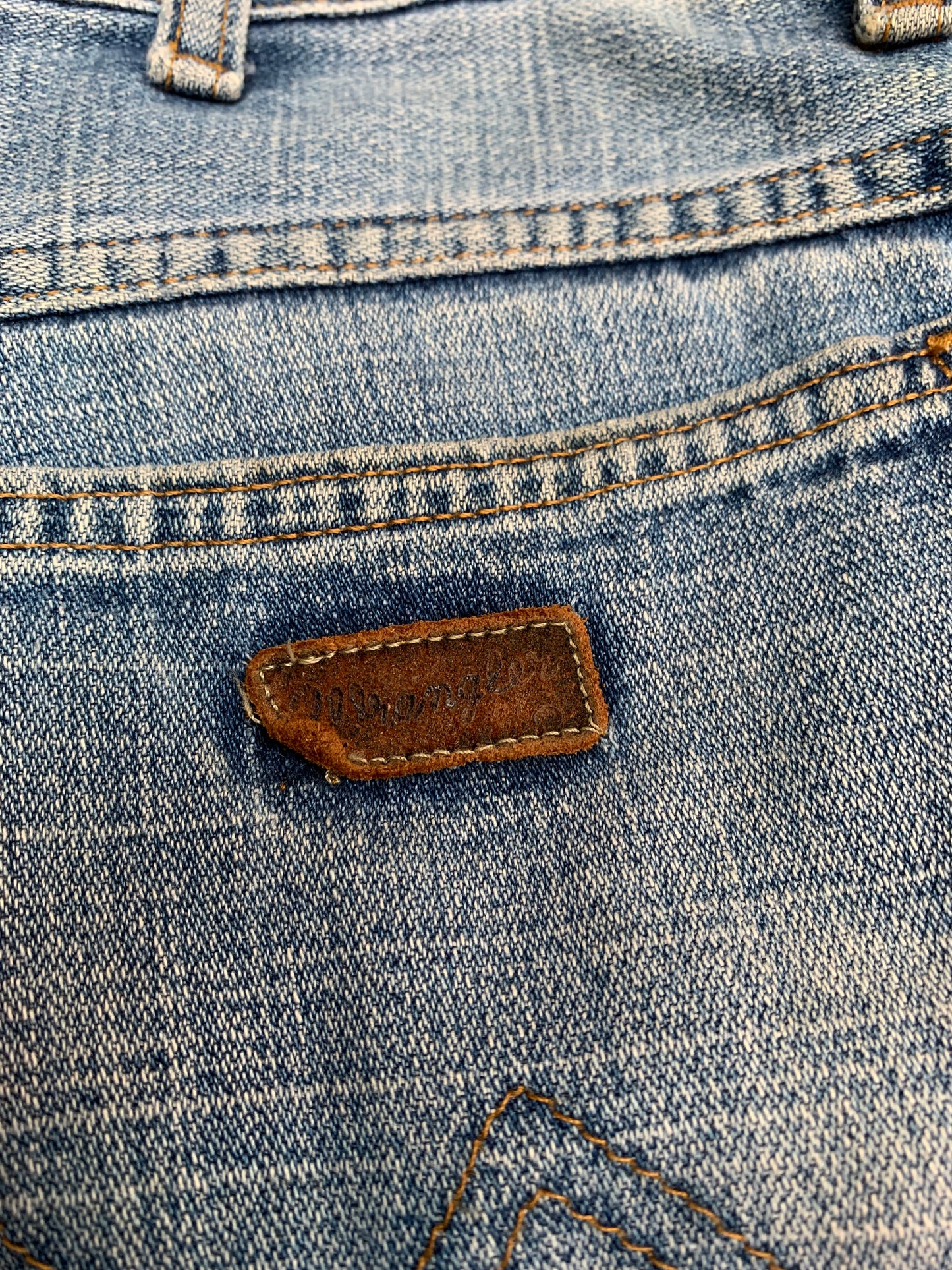 Wrangler Light Wash Straight Leg Jeans