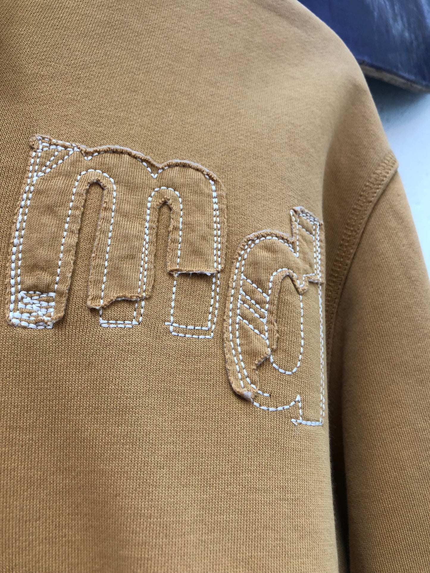 Vintage Mustard Hoodie Sweatshirt
