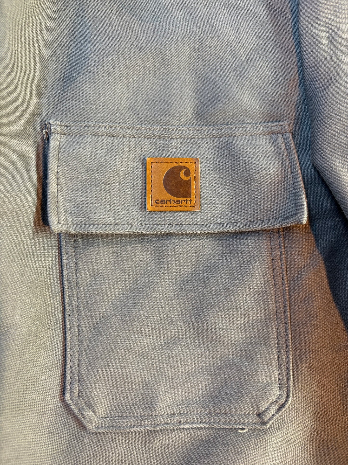 Carhartt Grey Canvas Utility Jacket