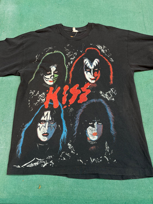 Mens Vintage KISS Band T-Shirt