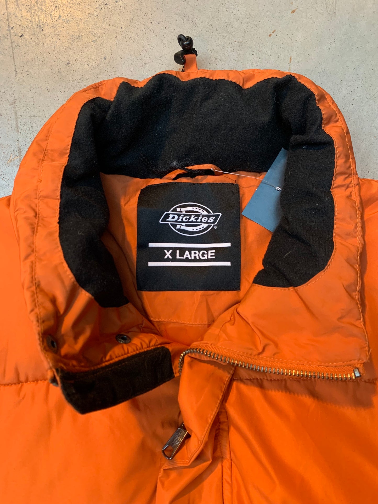 Vintage Dickies Heavyweight Orange Puffer Jacket
