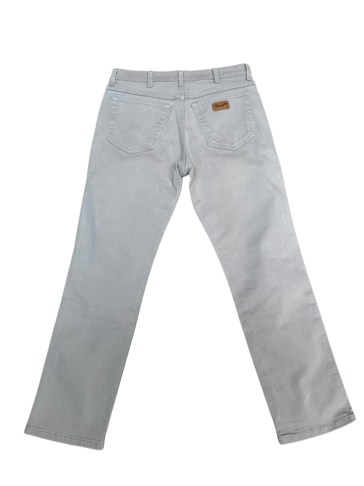 Light Gray Straight Fit Jeans by Wrangler