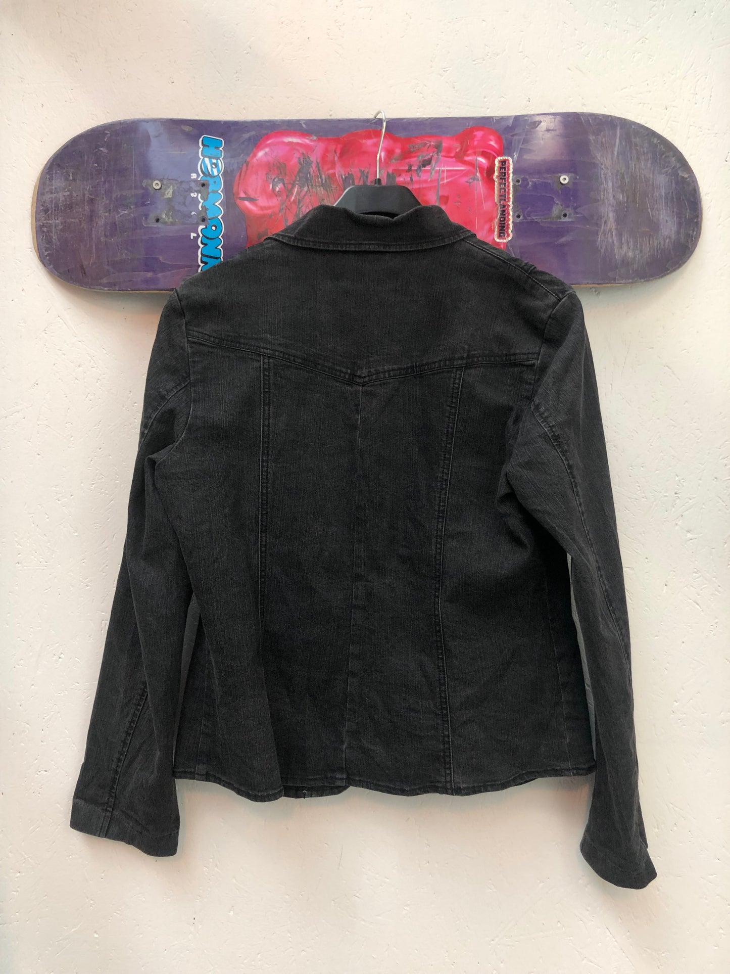 Dynam Jeans Black Denim Blazer Jacket